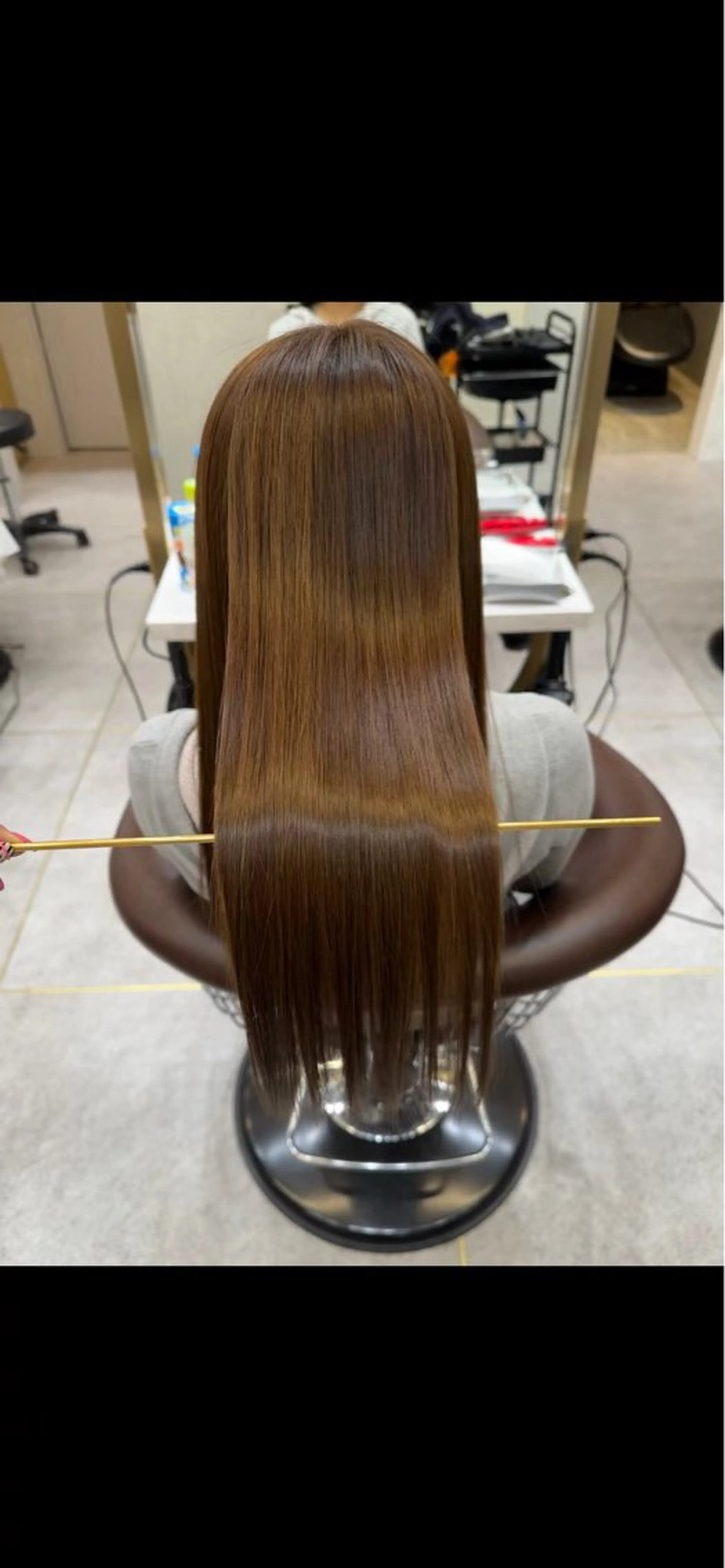 セミロング カラー ブリーチ 透明感カラー ブリーチなしカラー 髪質改善 縮毛矯正 カット ヘアカラー 縮毛矯正 トリートメント ✨レイヤー/韓国 /✨ヘア山下　遥のヘアスタイル