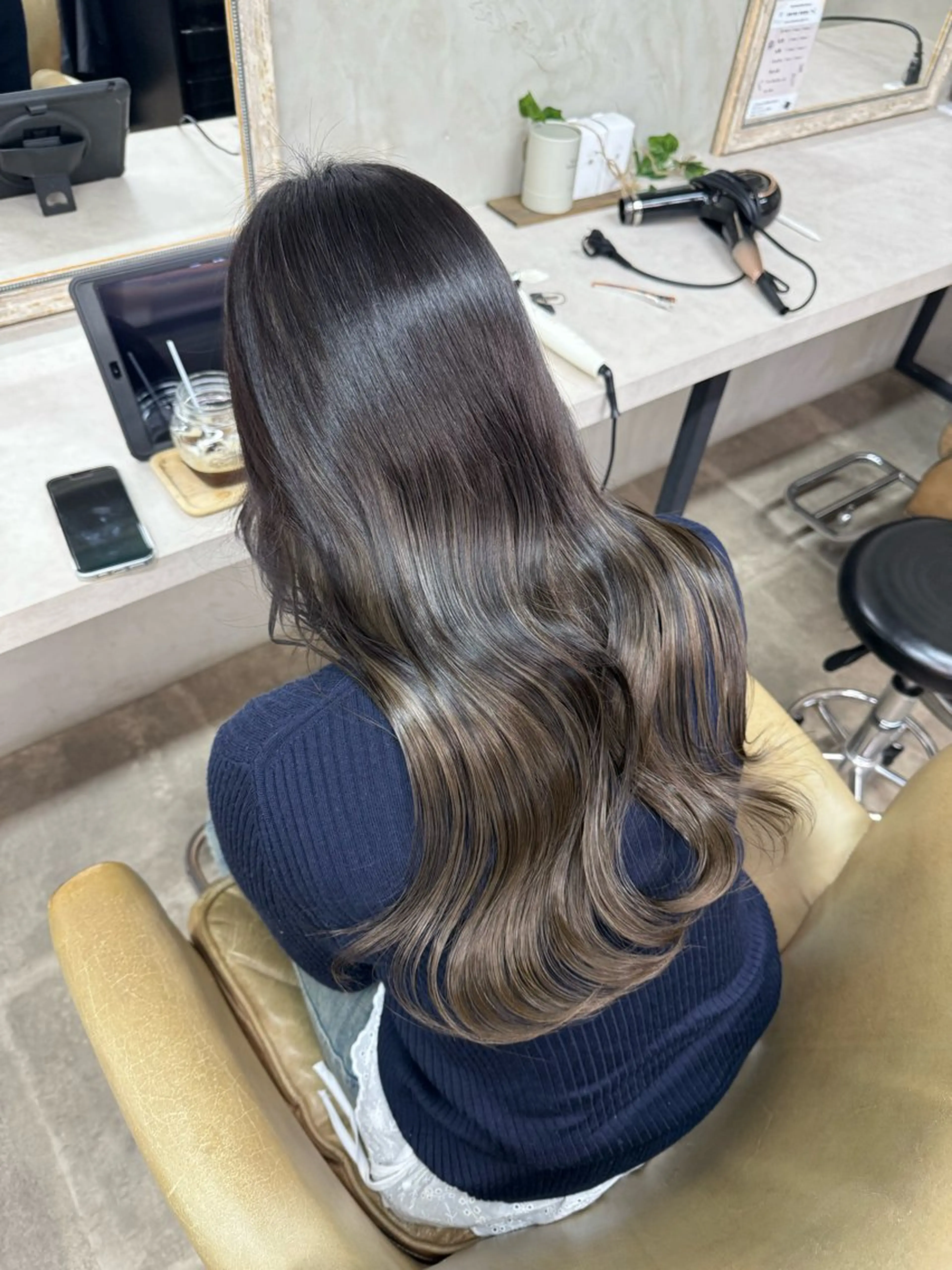 ロング カラー ヘアカラー トリートメント Hair＆careBlast所属・Blast Erikaのヘアスタイル