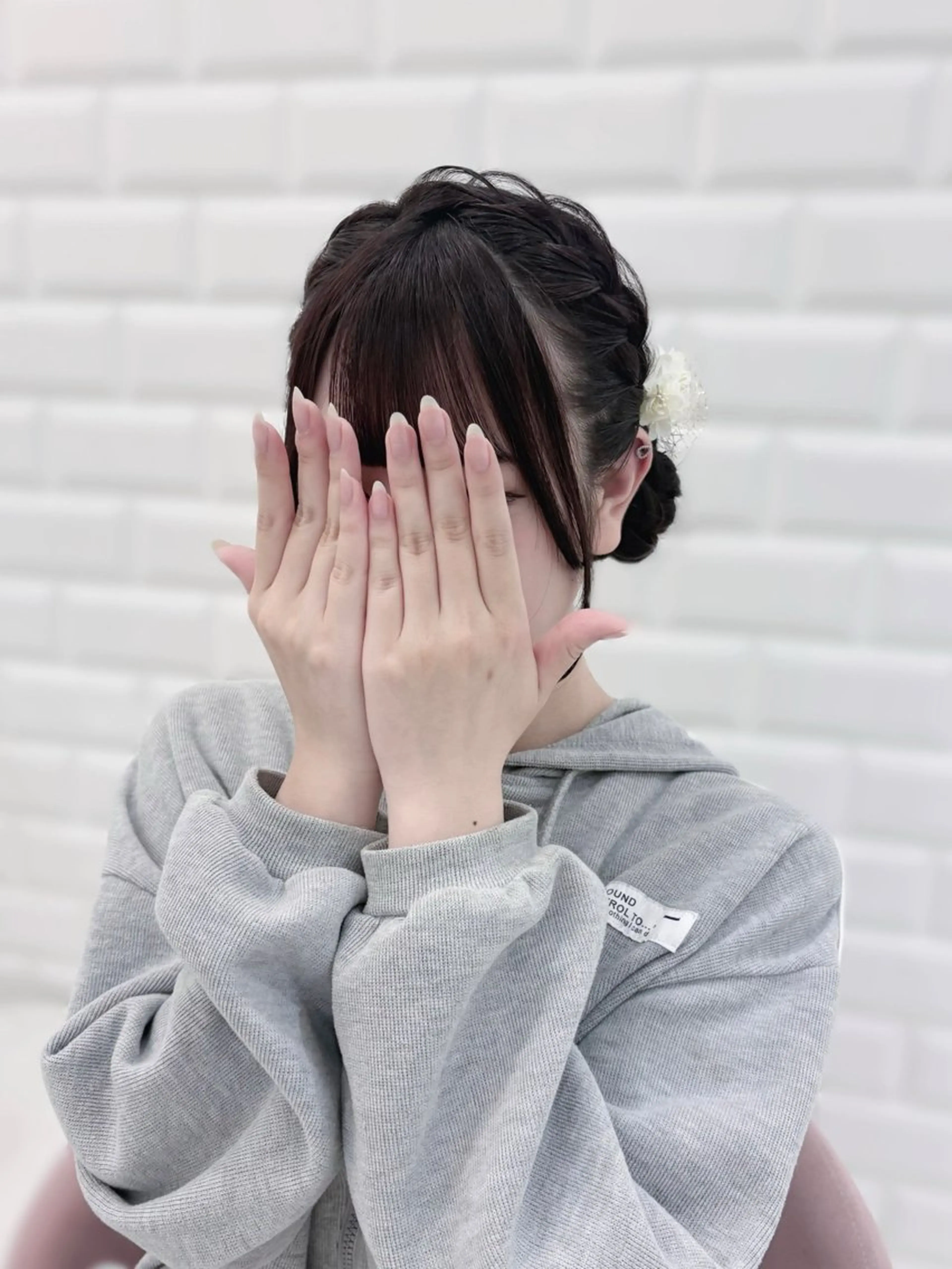 ヘアアレンジ お団子ヘア 西澤 愉来のヘアスタイル