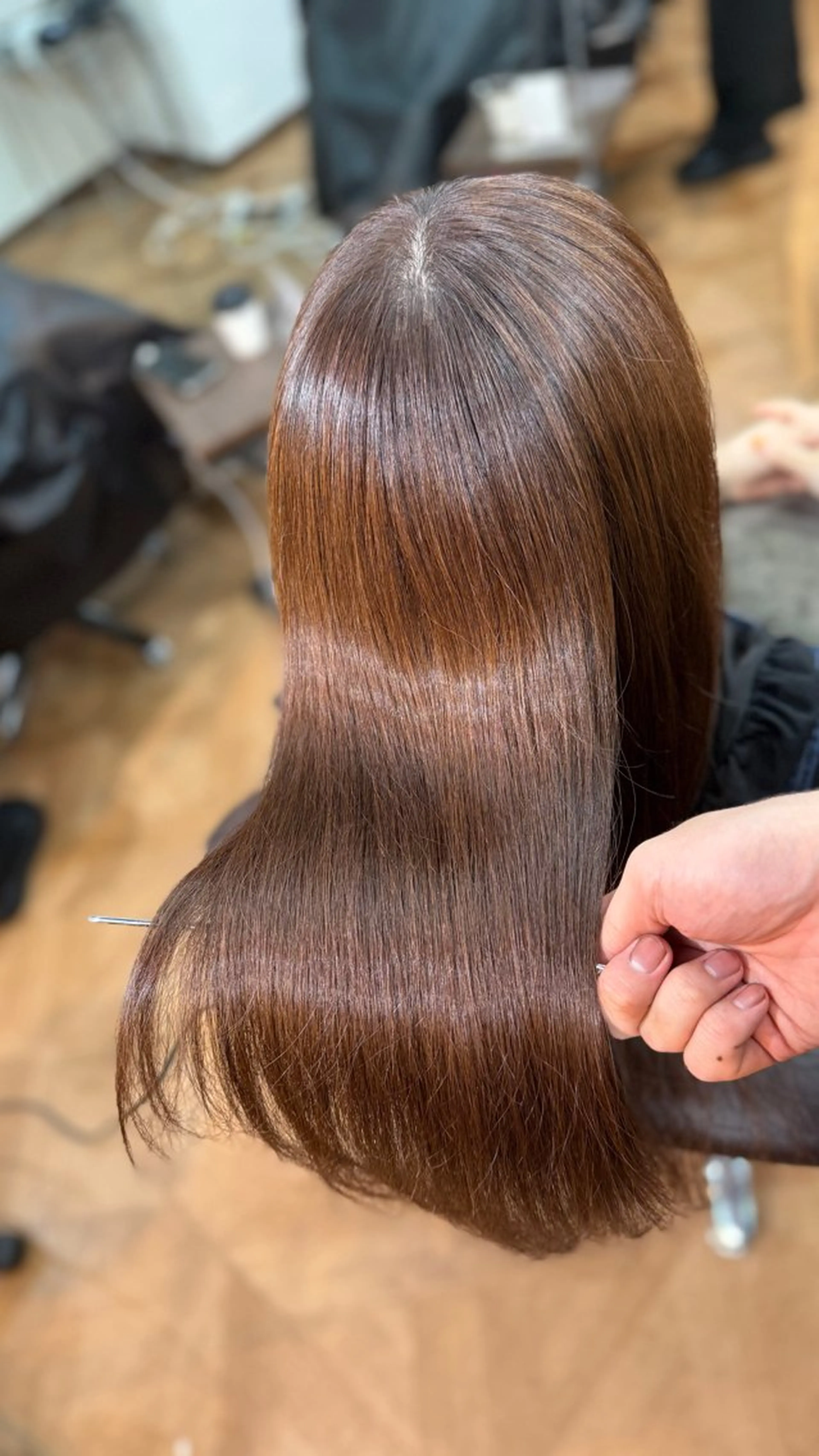 ロング ヘアカラー トリートメント 髪質改善 晟之介のヘアスタイル