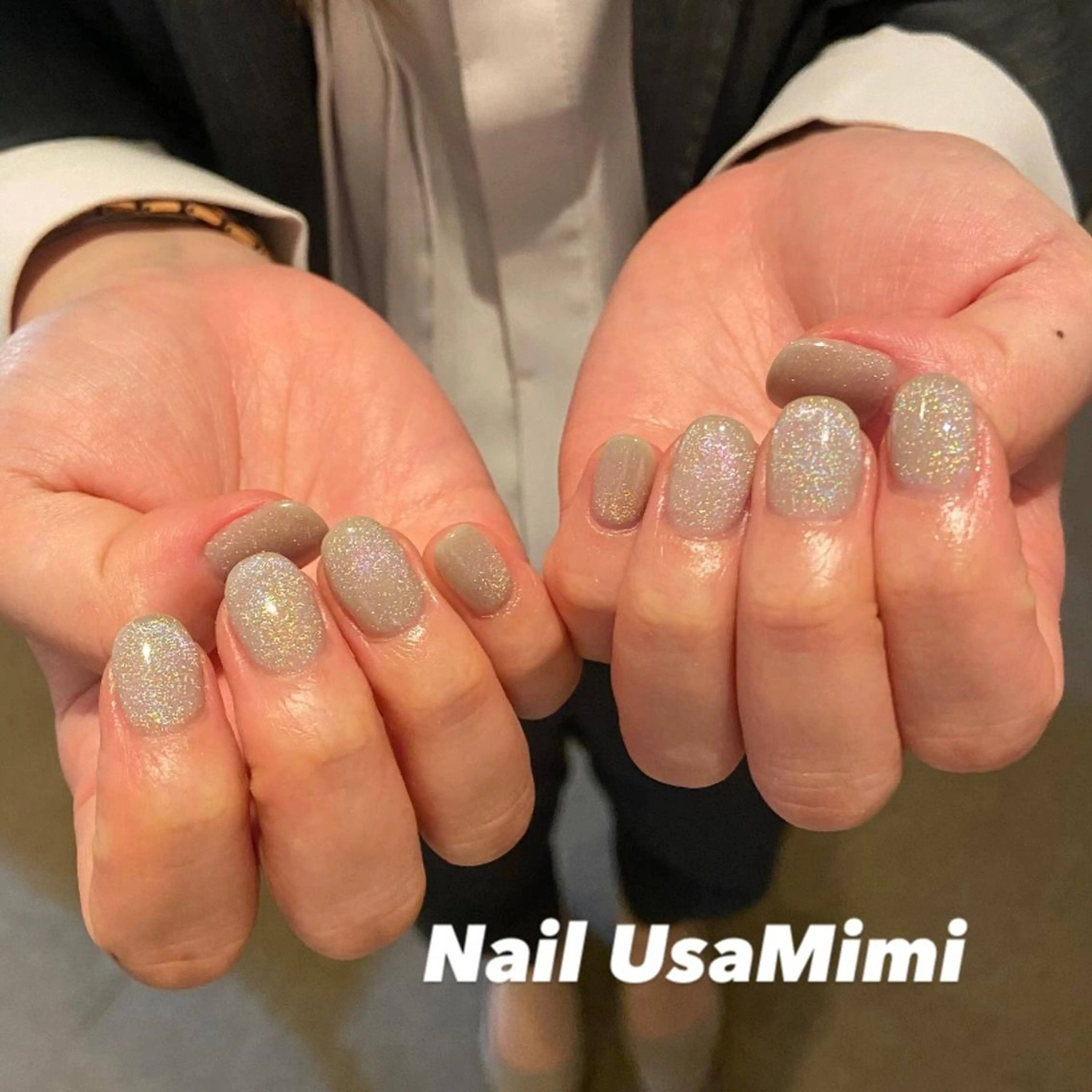 ネイル フットネイル ジェルネイル マグネットネイル 持ち込み ニュアンスネイル 本町ネイルNail UsaMimiのネイルデザイン