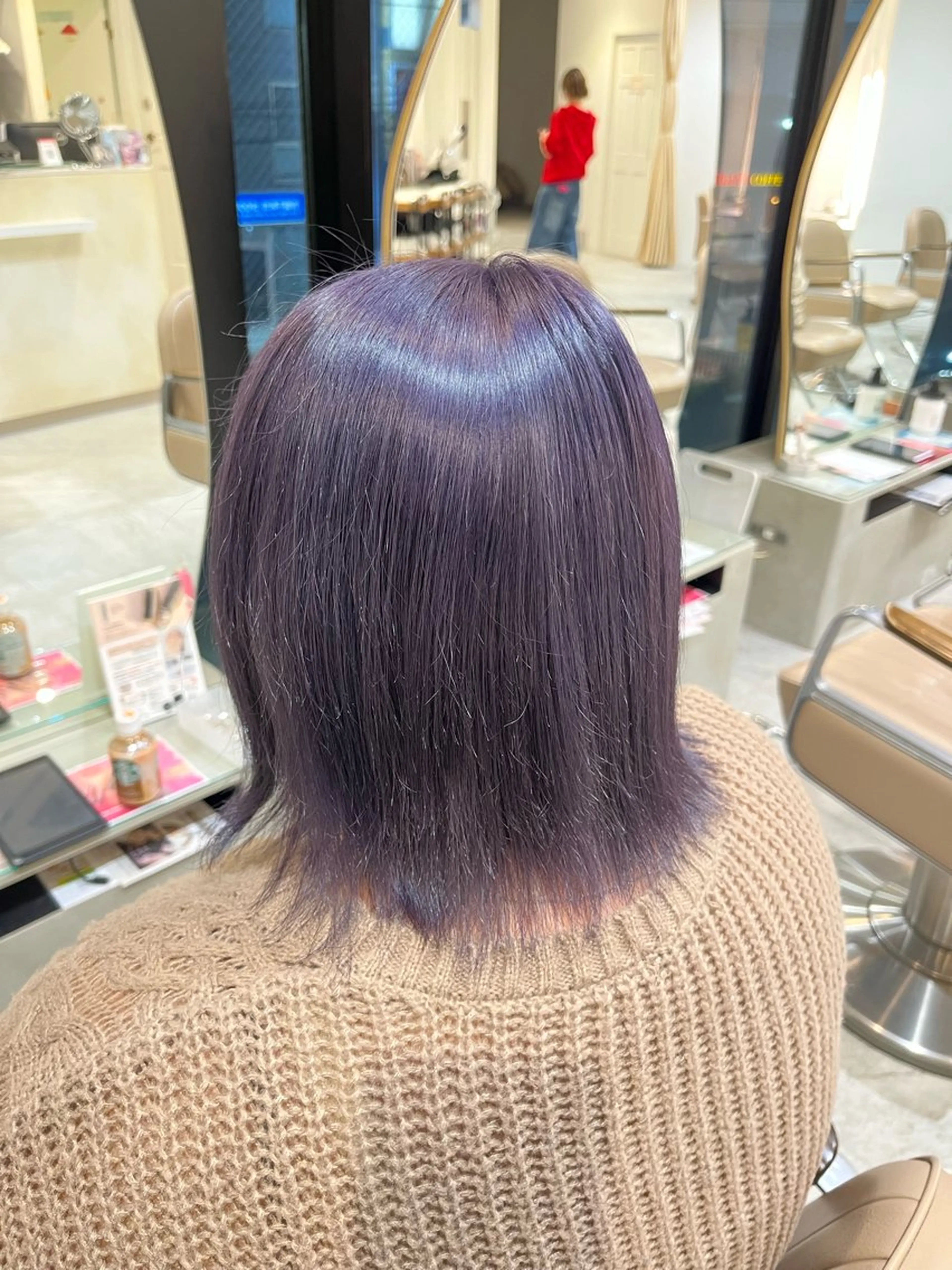 🪸ダブルカラーorブリーチカラー　🐠プラス料金でトリートメントもできます。の写真