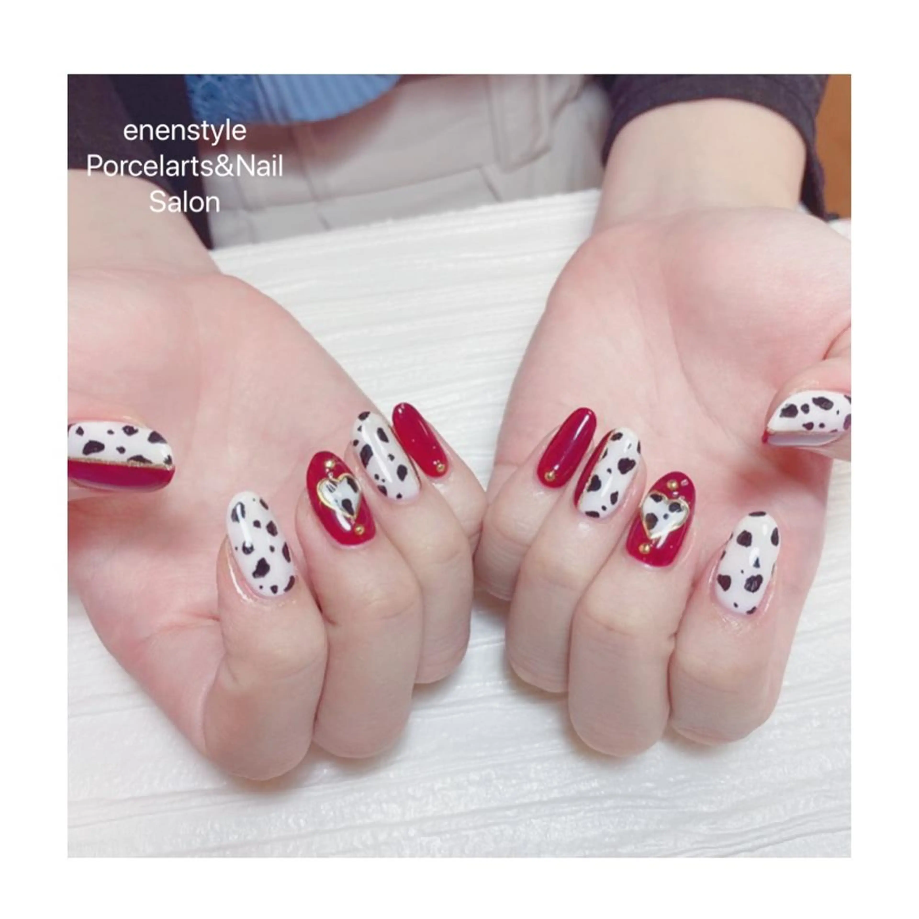 ミディアム ネイル ハンドネイル 👑enen style👑のネイルデザイン