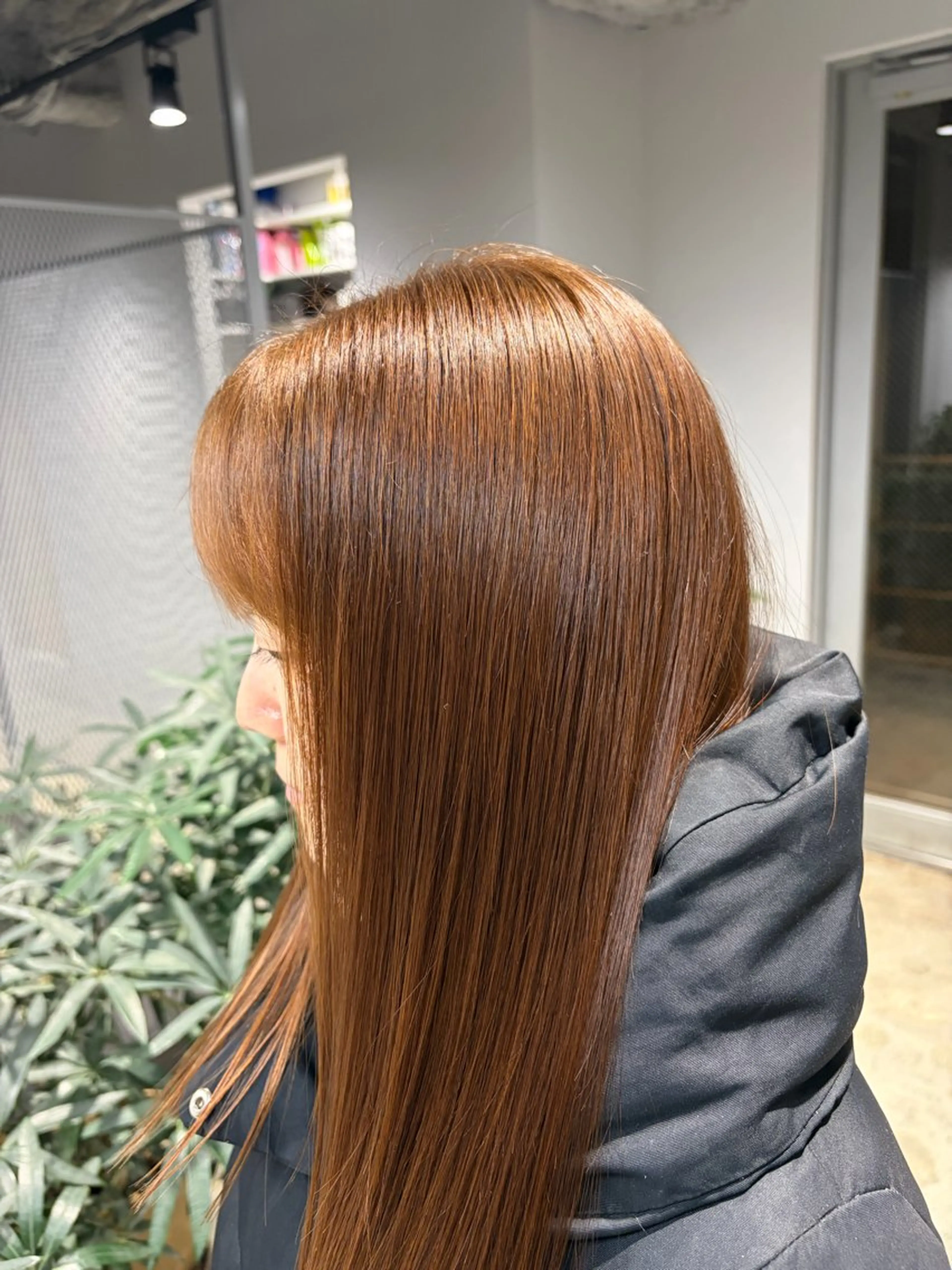 セミロング カラー ヘアカラー ナチュラルカラー リタッチ　あんりのヘアスタイル