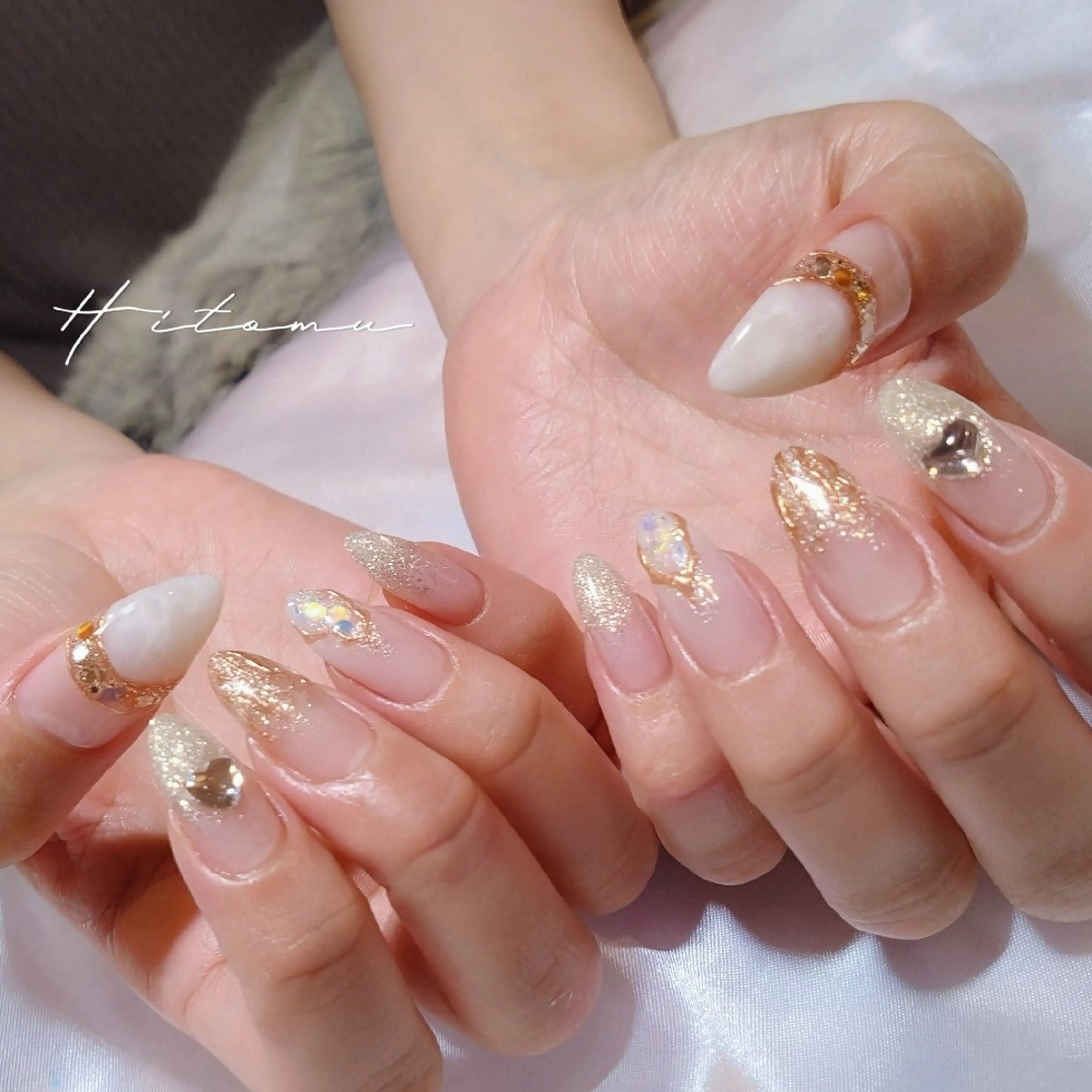 ネイル 夏ネイル ハンドネイル Nail salon LEVALOレヴァロのネイルデザイン