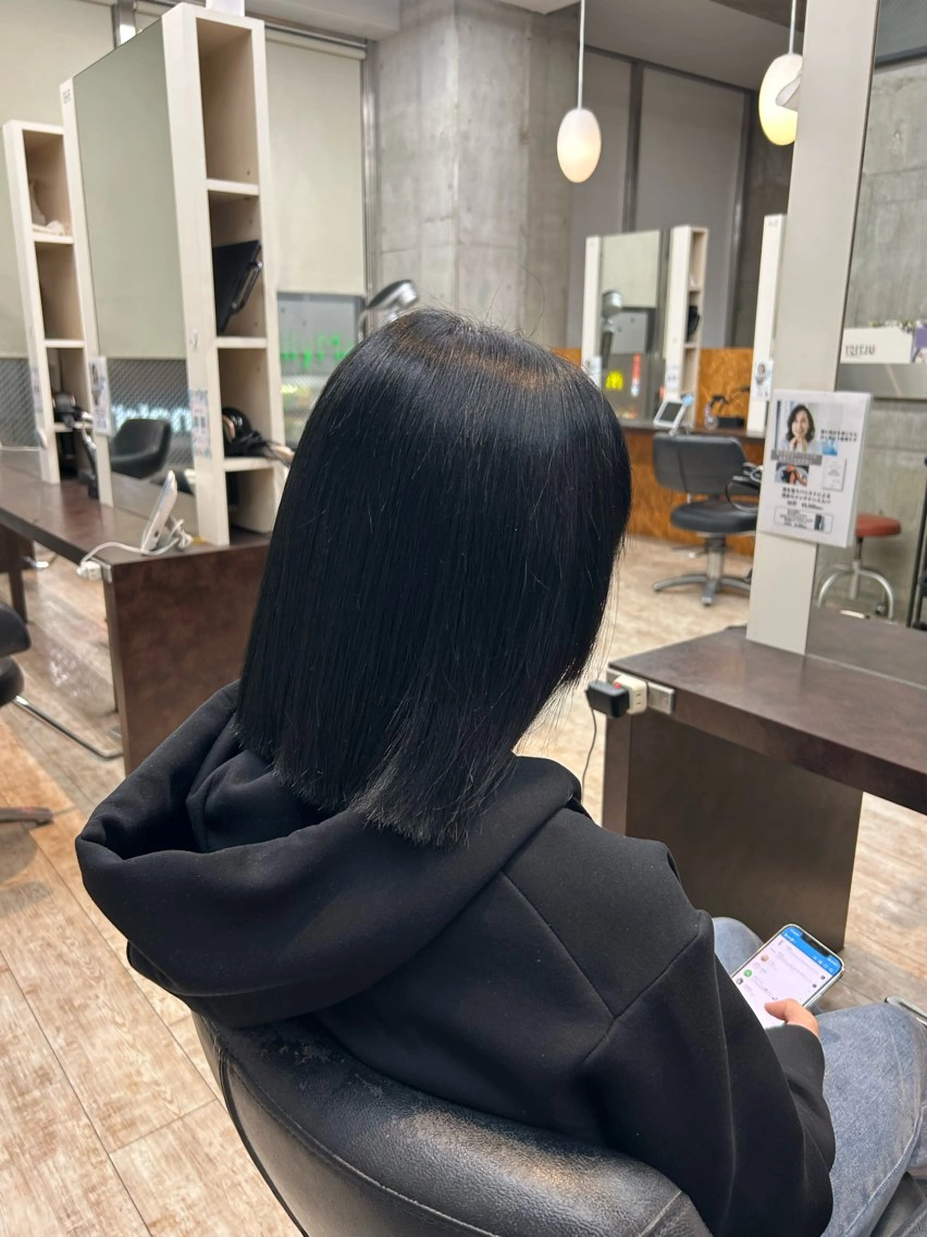 ミディアム ヘアカラー 桜井晶/ Blossom大山店のヘアスタイル