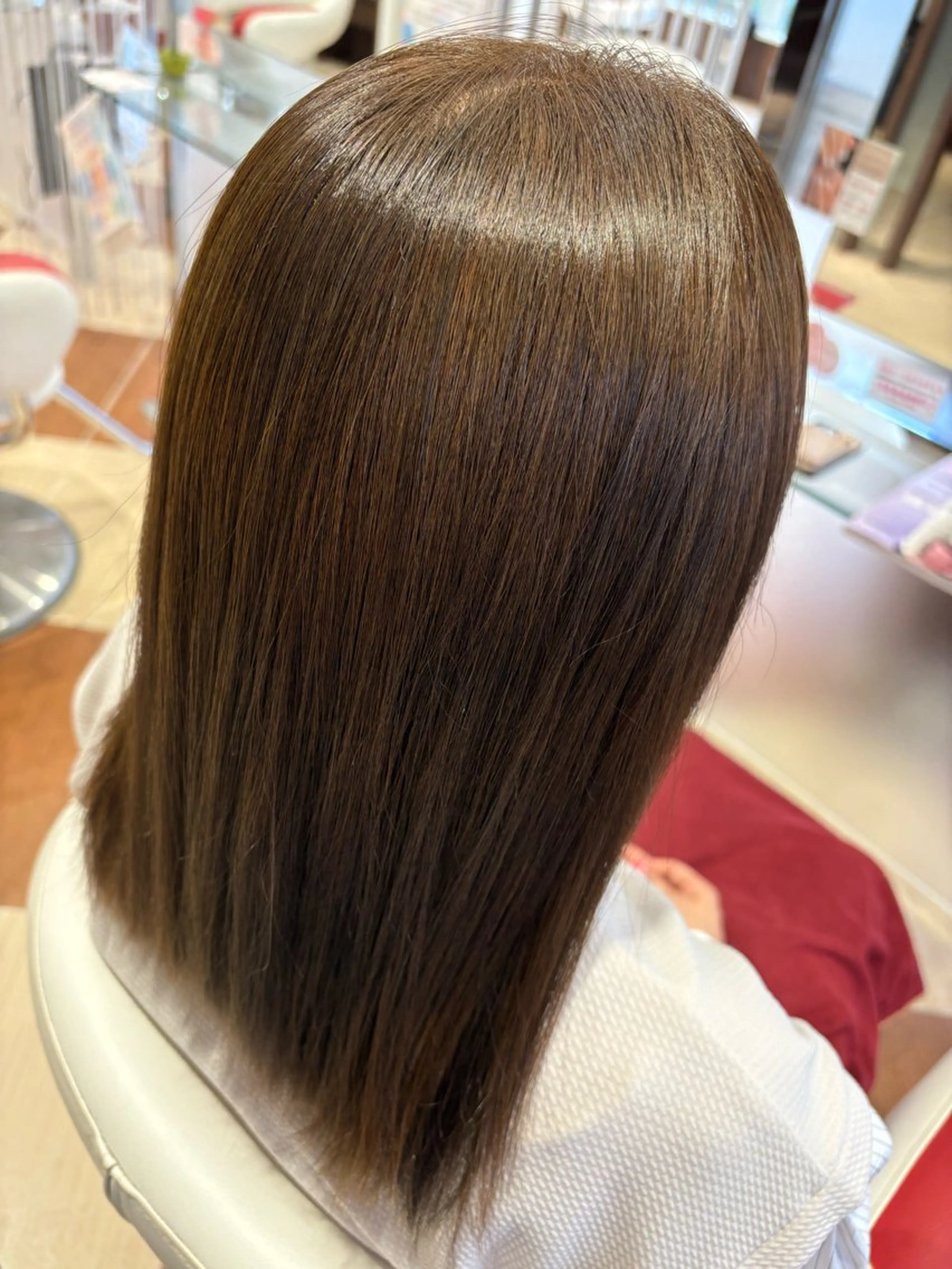 ミディアム カラー EARTH水沢店 さとうせいなのヘアスタイル