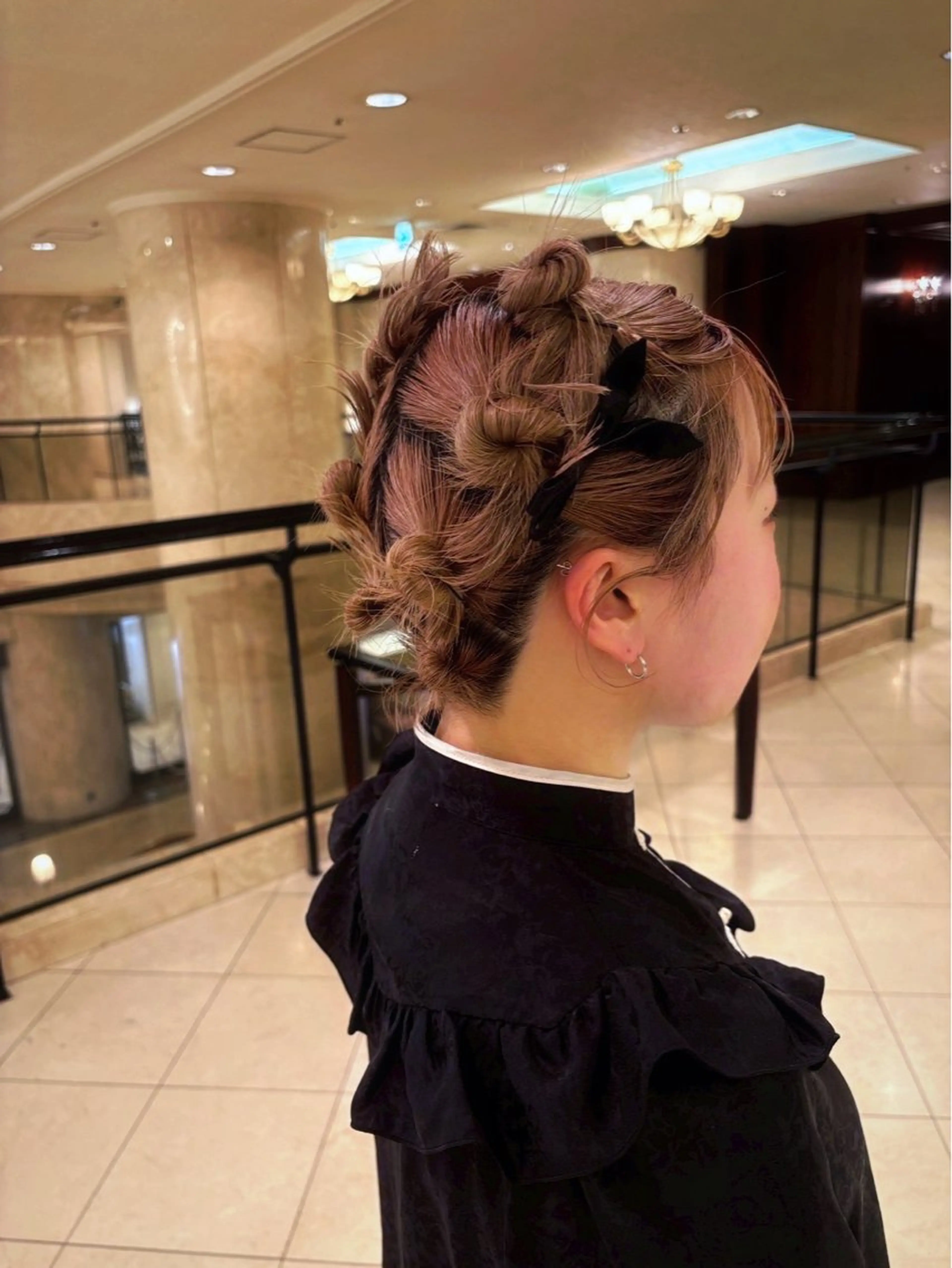 ミディアム カラー ヘアアレンジ ボブ カット ヘアカラー トリートメント 無料モデル募集/ボブ /レイヤー/Rinのヘアスタイル