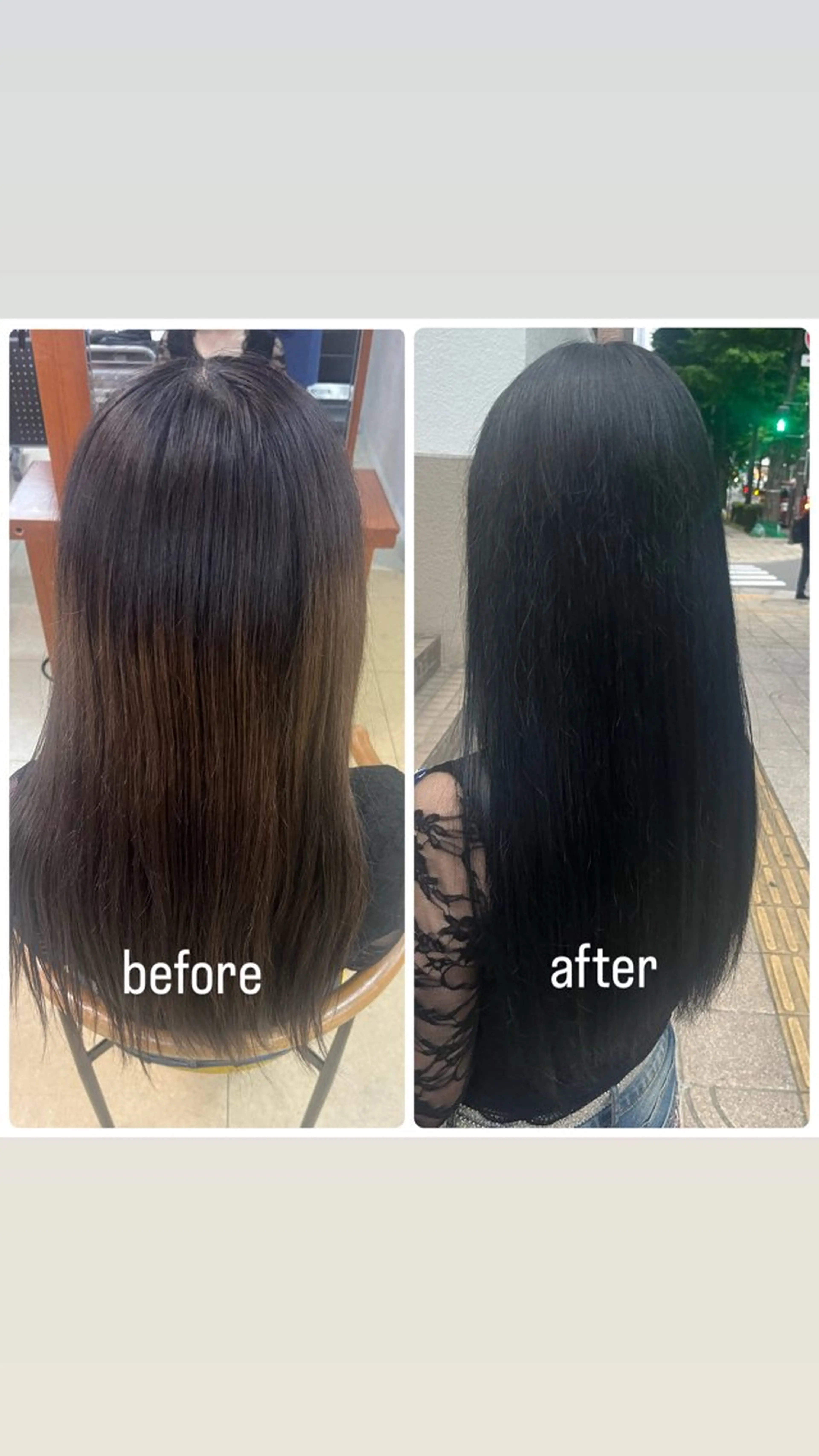 カラー 黒髪 ブルーカラー ブルーブラック 🍑MOMOKA plusJ 中里🍑のマツエク・マツパデザイン