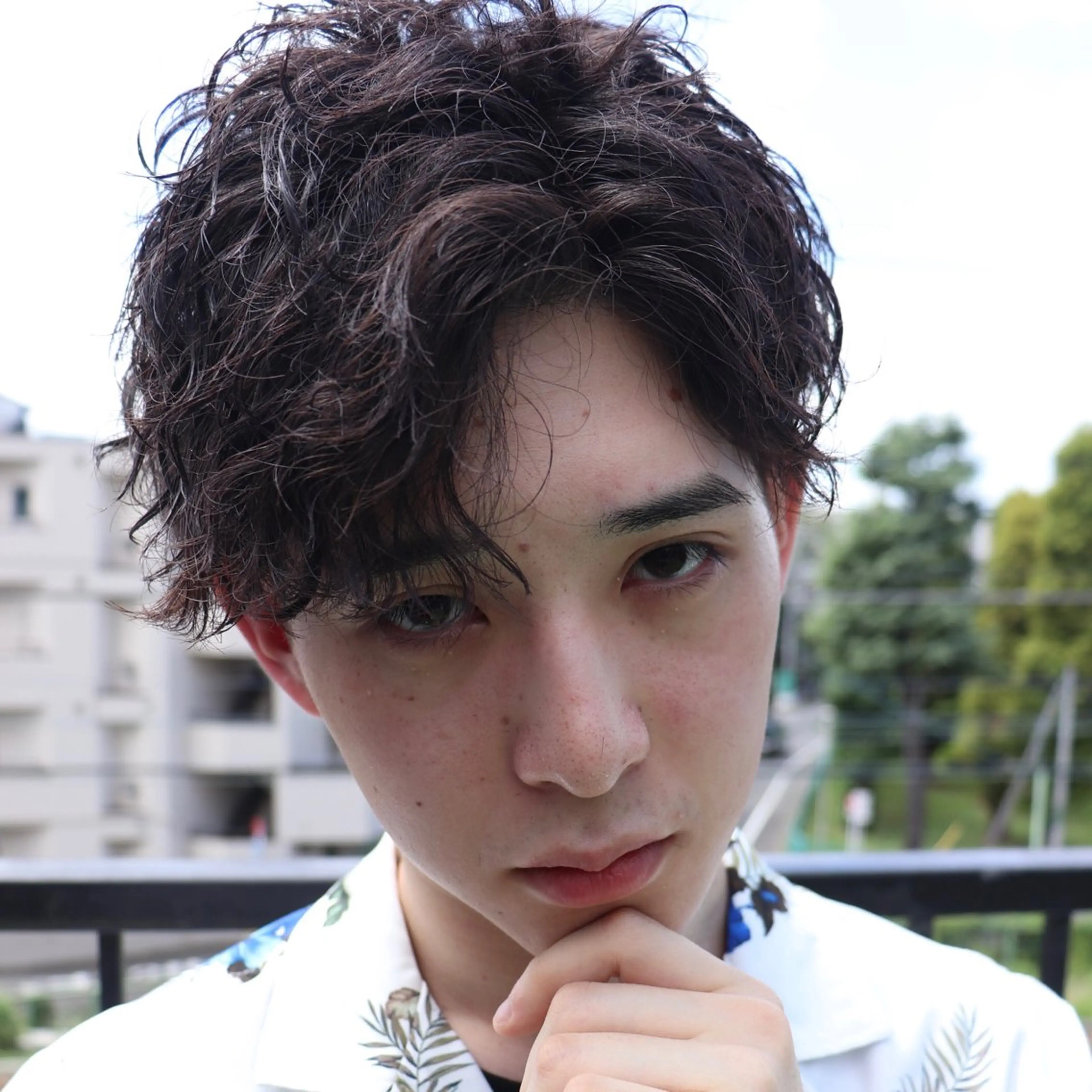 ショート パーマ メンズ ツイスパ/ TAKUMIのヘアスタイル