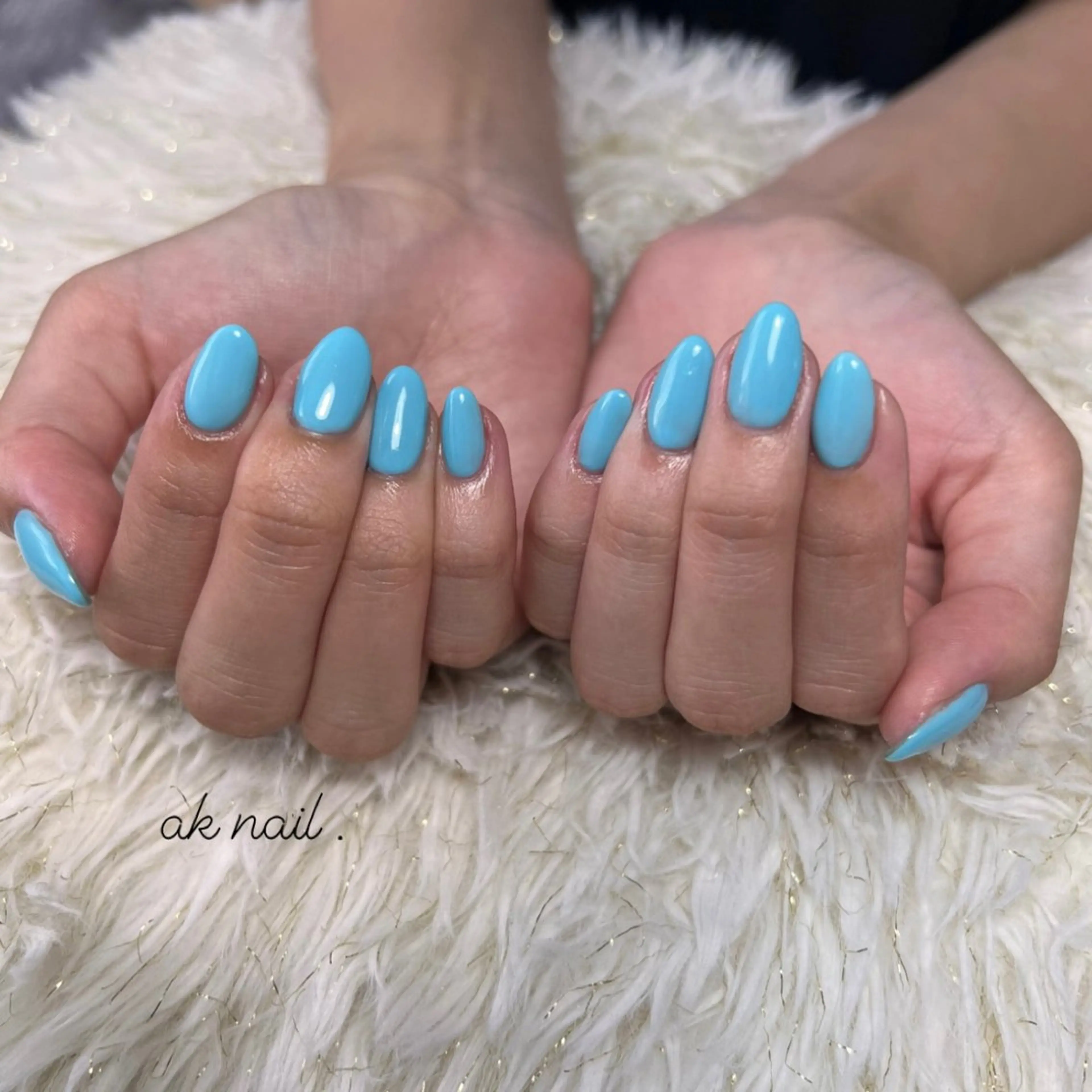 ミディアム ネイル ハンドネイル ak nail .のネイルデザイン