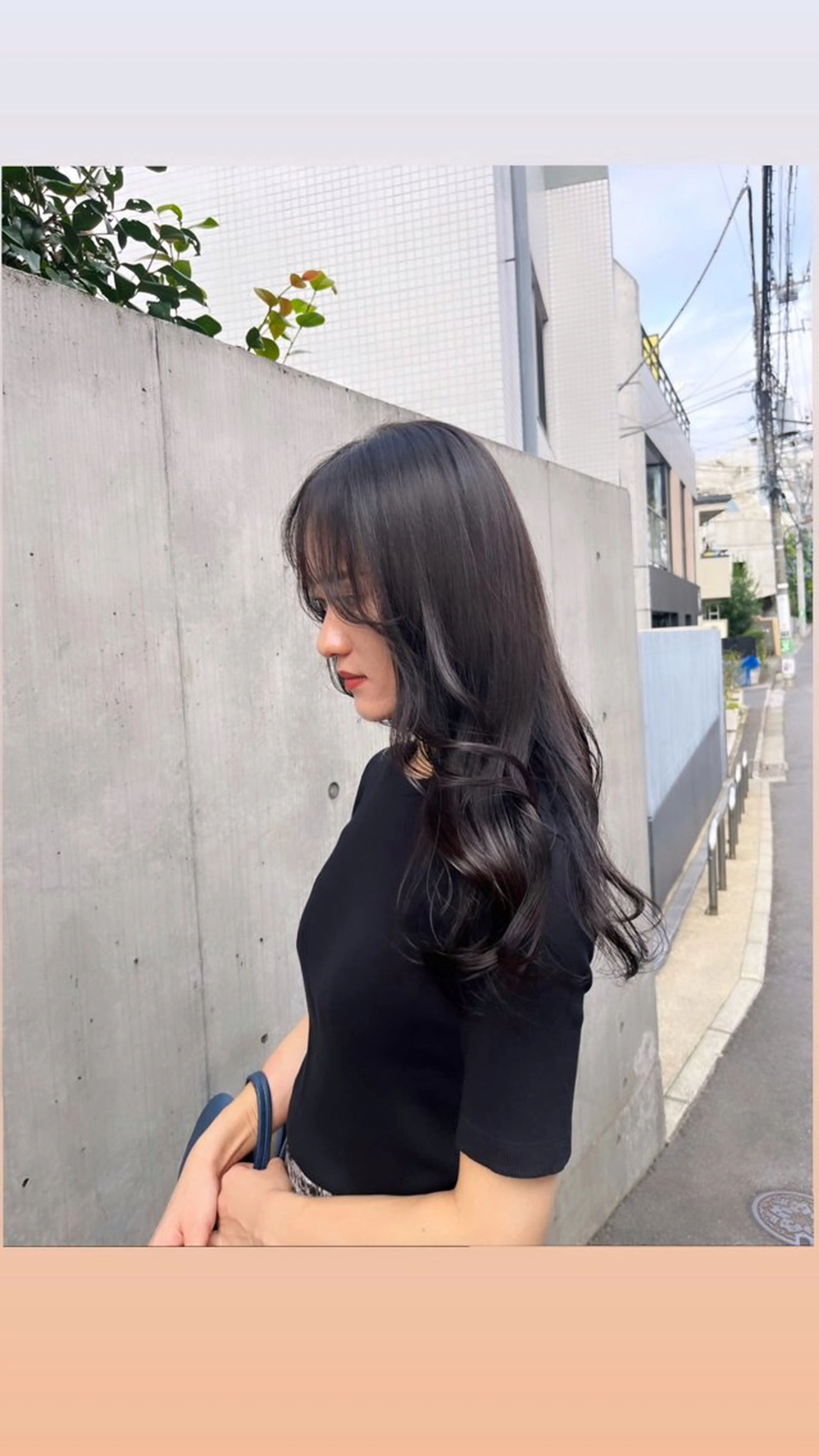 セミロング カラー ブラウンカラー 透明感カラー ダークブラウン ダークグレー ダークグレージュ ヘアカラー トリートメント ヘッドスパ ヘアセット カジュアルを女っぽく 𝗮𝘆𝗮𝗰𝗼のヘアスタイル