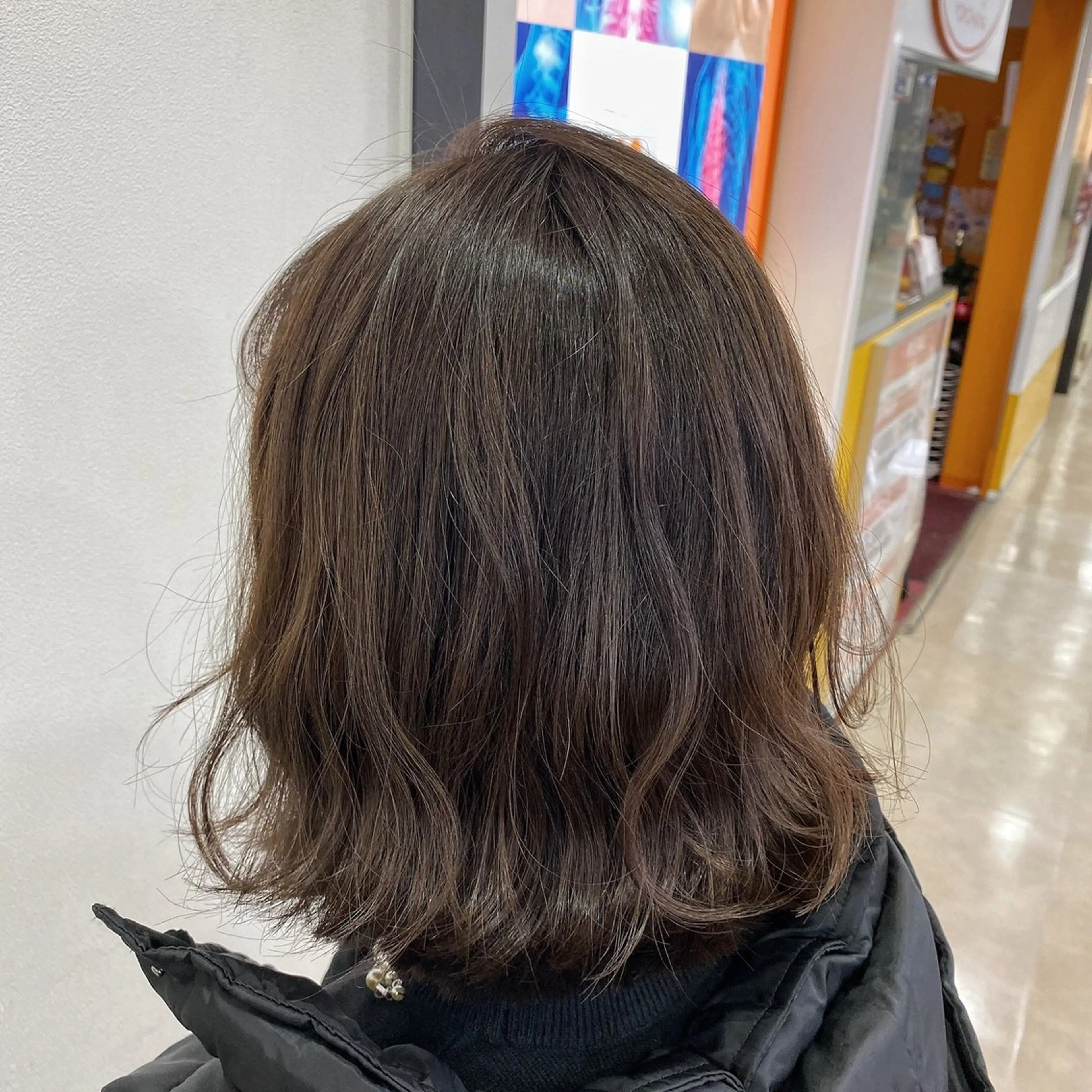 セミロング 地毛風縮毛矯正 /ニュアンス/はるたのヘアスタイル