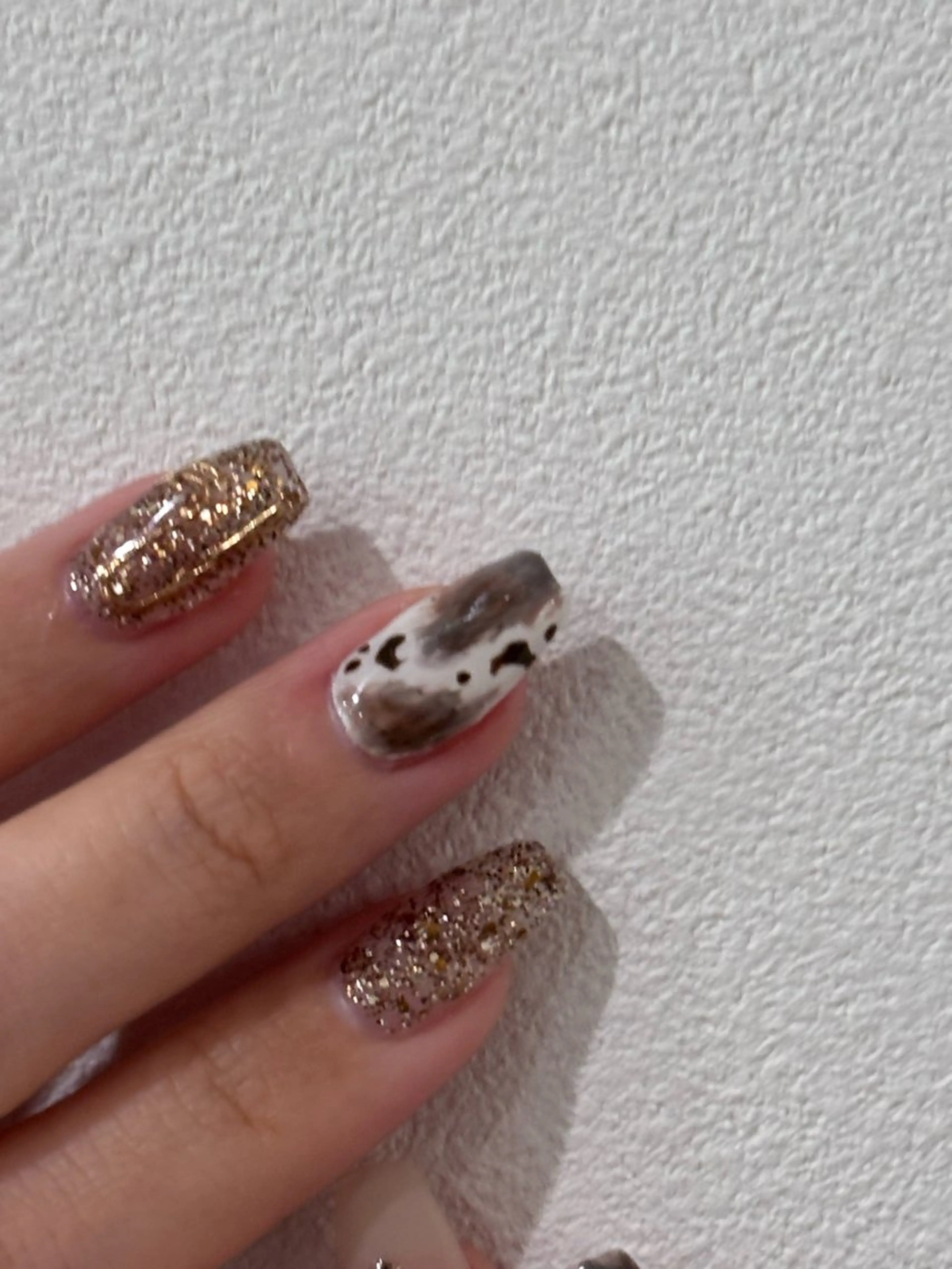 ネイル mellow:ｸﾙﾐ ﹡˖˟༝🎀˖˟ ༝のネイルデザイン