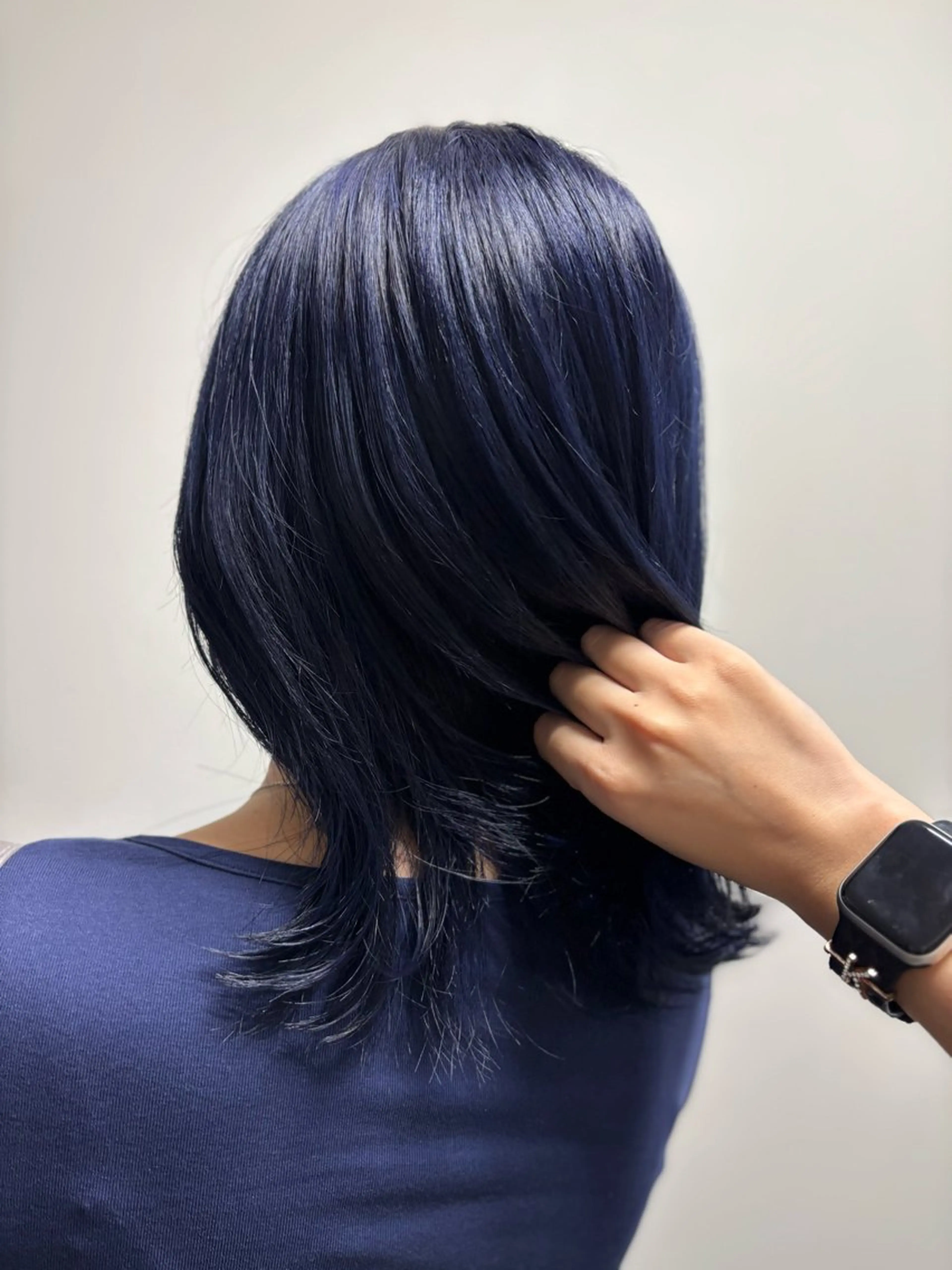 ミディアム カラー ヘアカラー トリートメント yui🥀/ボブ /ブリーチなしカラーのヘアスタイル