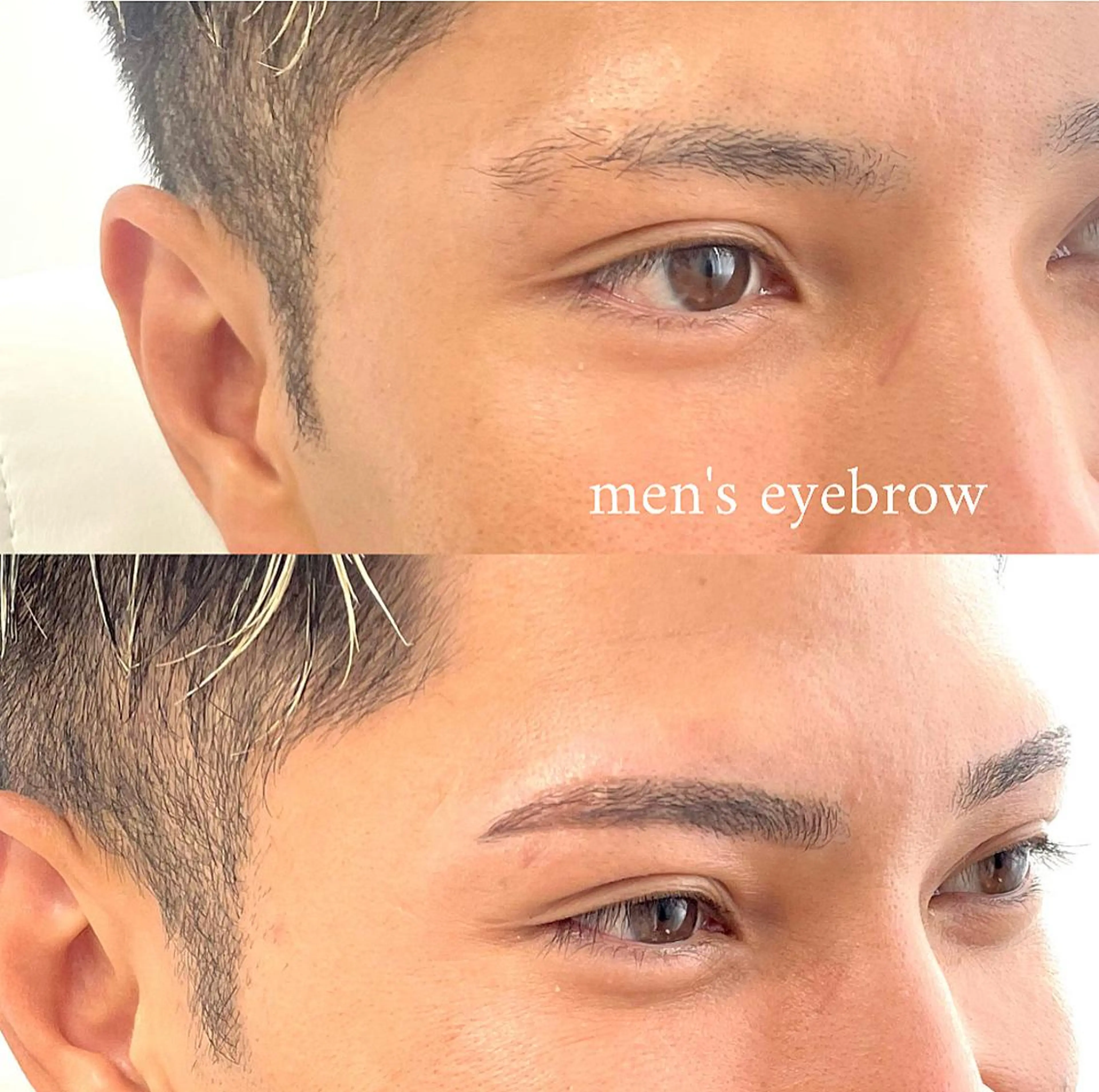 メンズ アイブロウ メンズアイブロウ 眉毛ワックス脱毛 Le'a first ‎🤍店長yuukaのマツエク・マツパデザイン
