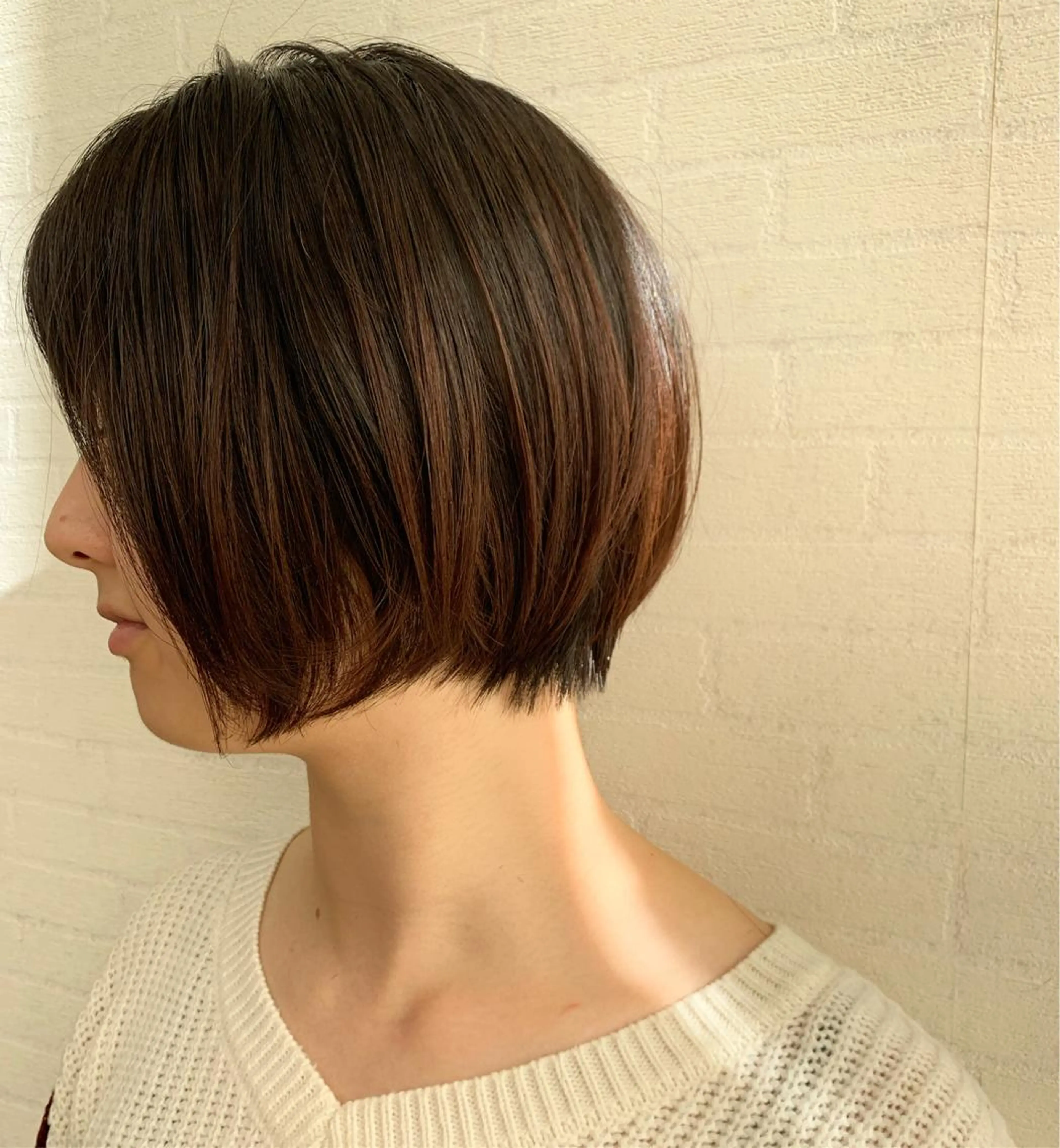 ショート 切りっぱなしボブ ショートボブ ハンサムショート ボブ ショートヘア カット トリートメント 初めてのショート お任せください✂️のヘアスタイル