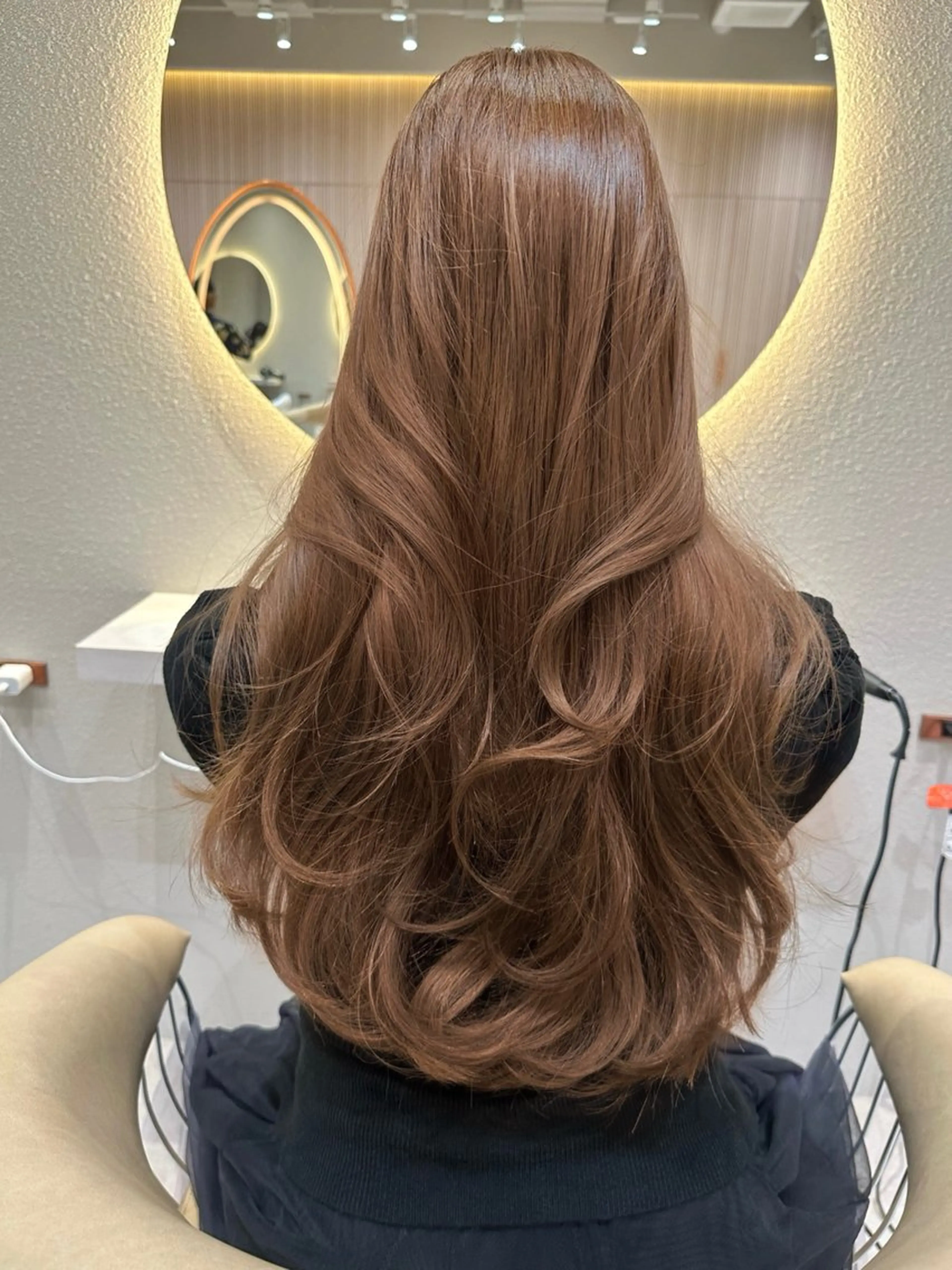 カラー ヘアカラー トリートメント ❤️ブリーチなし💚 ダブルカラー平野実花のヘアスタイル