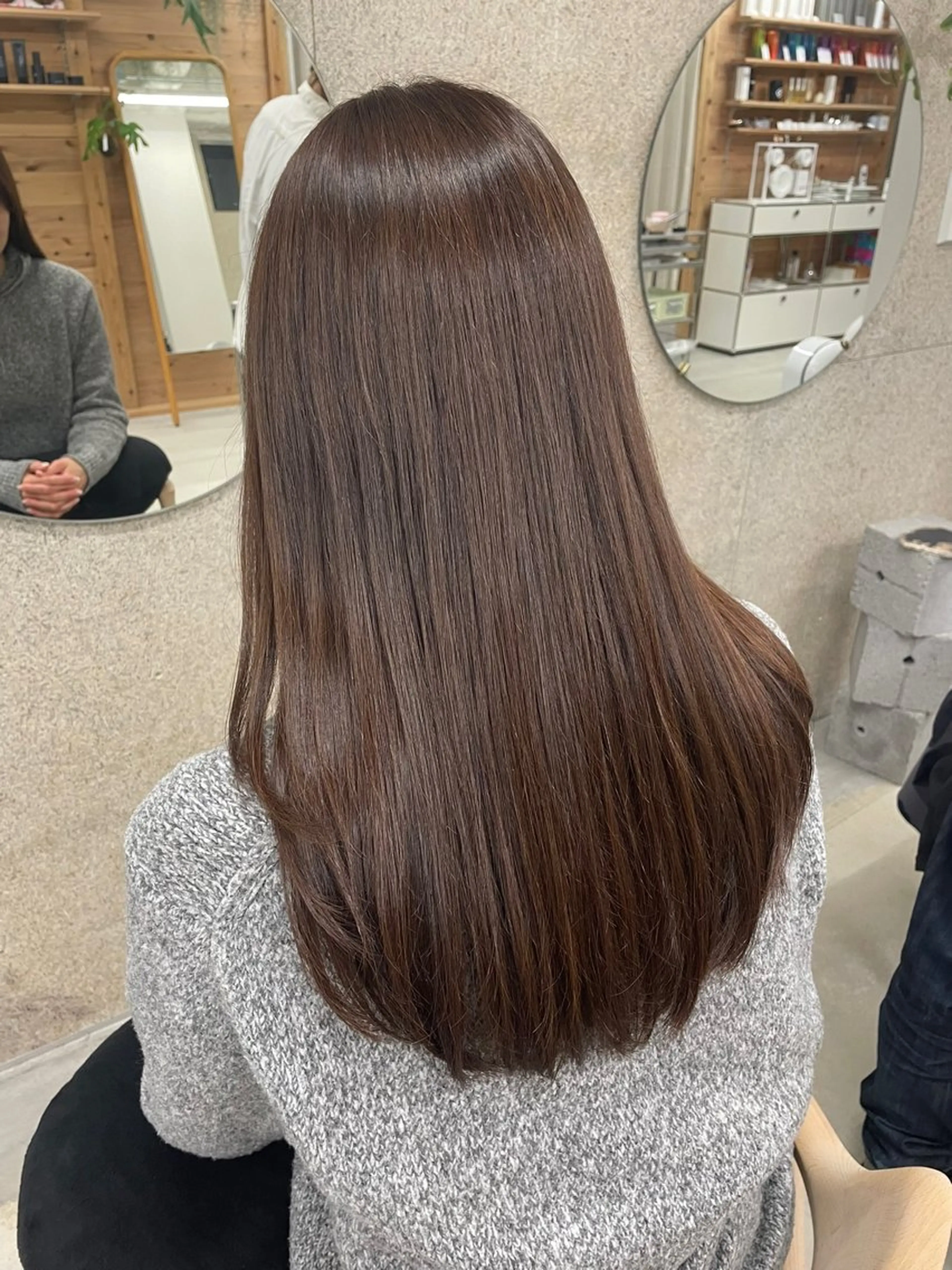 «人気No.1🌟»カット+艶カラー+MILBONトリートメントの写真