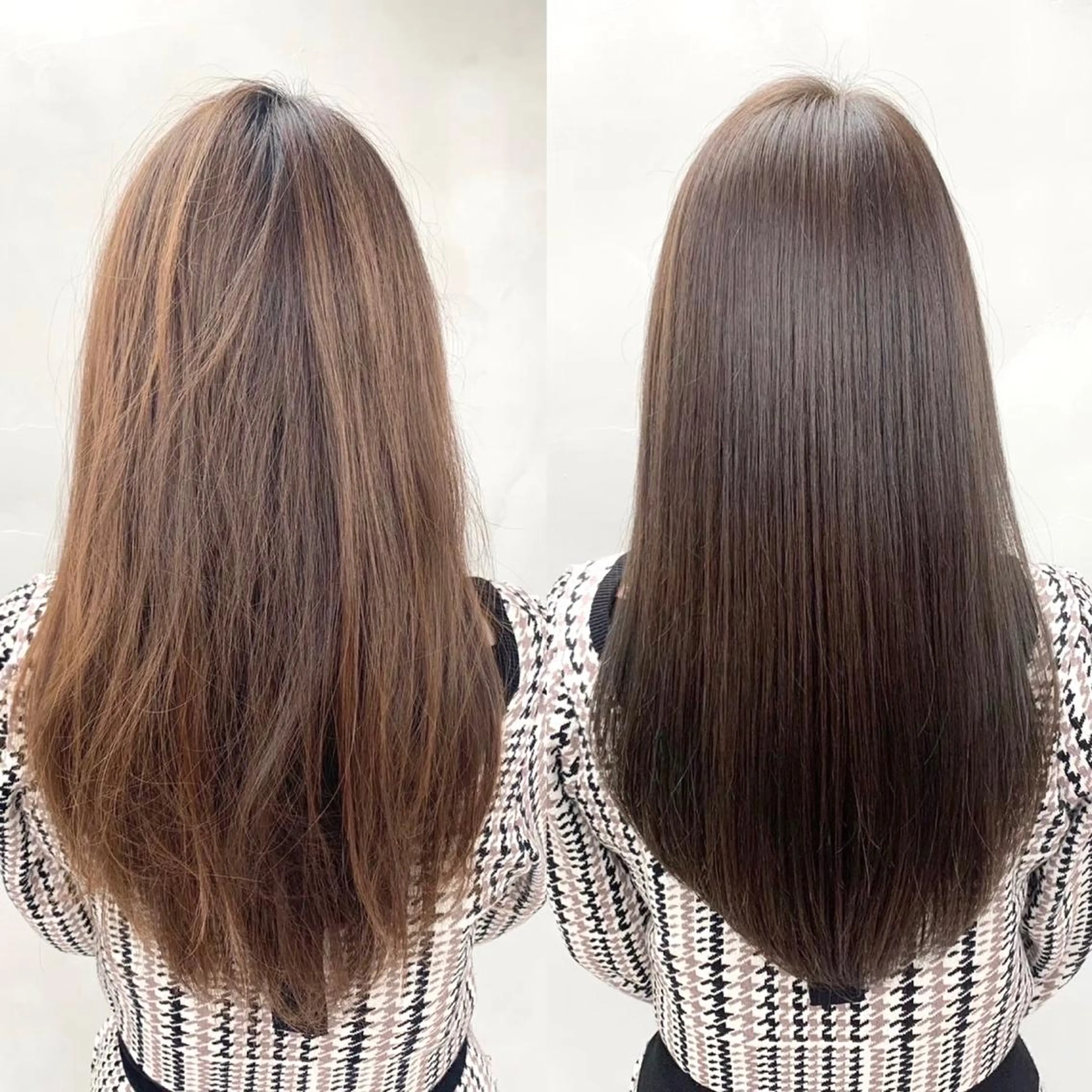 ロング カラー 韓国風🇰🇷うる艶 レイヤー/海青🫧のヘアスタイル
