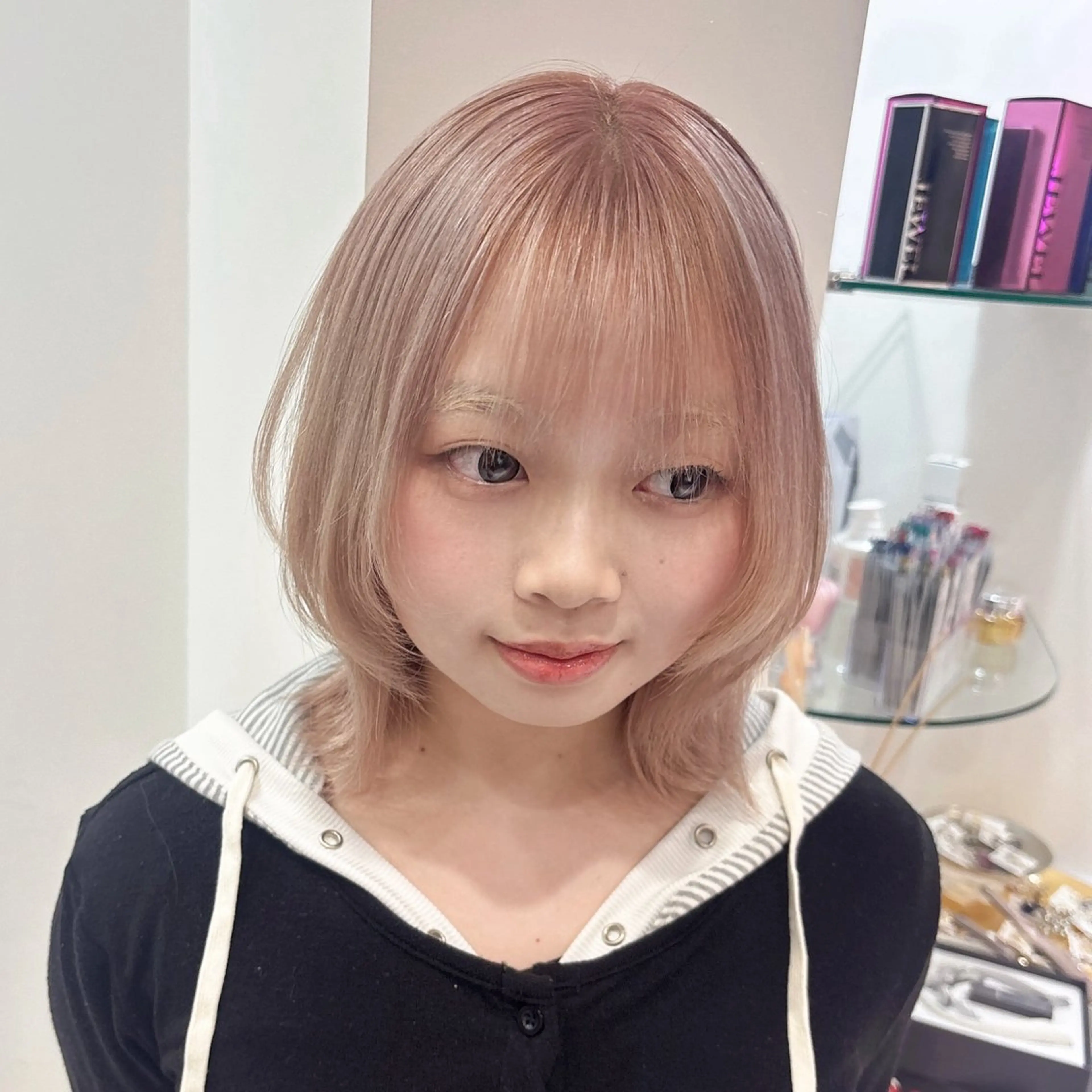 ［ 18レベル以上のハイトーンの方はこちらから💫］リタッチブリーチ+オンカラー⋆˙⟡の写真