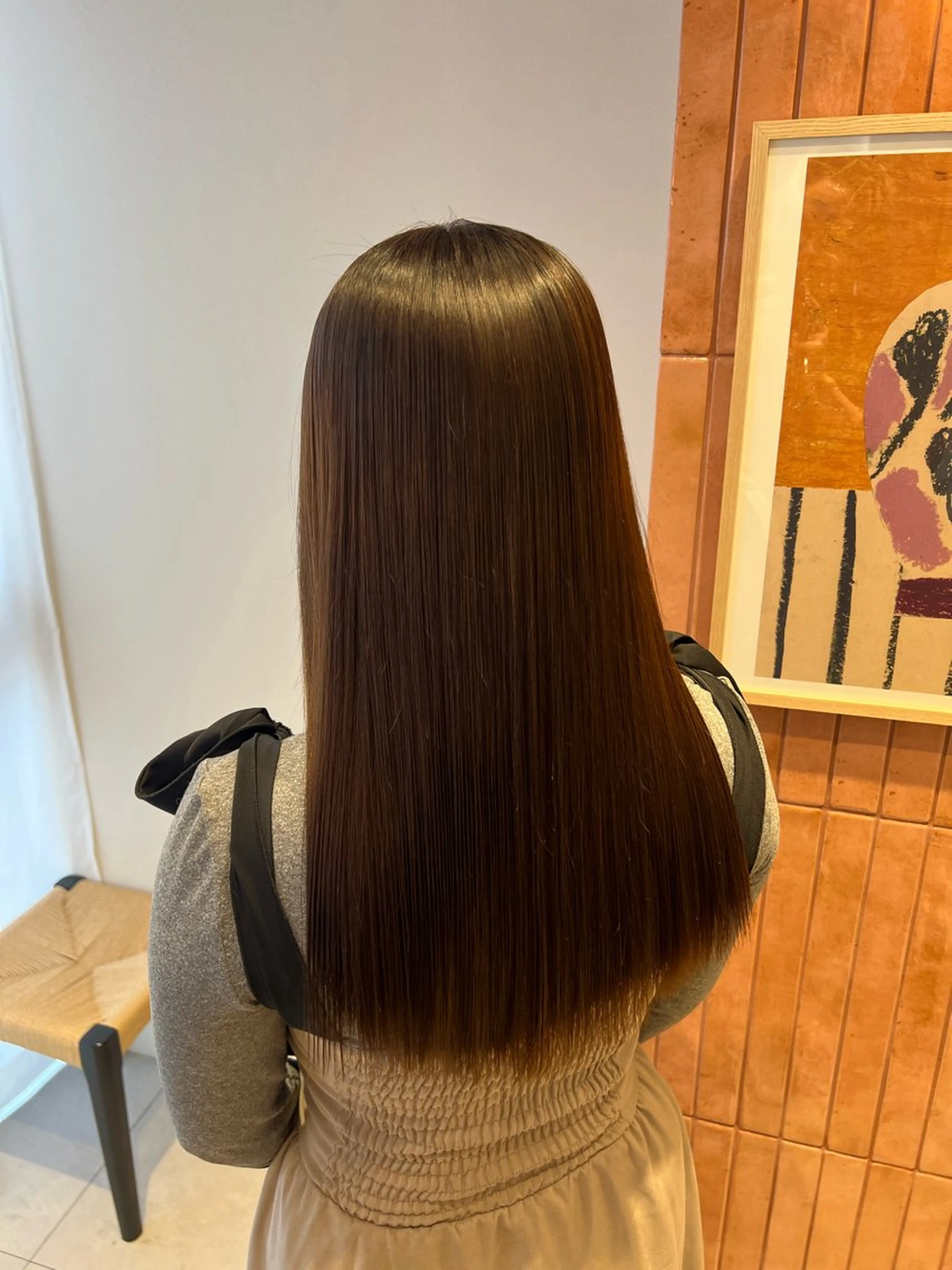 ロング 縮毛矯正 カット 縮毛矯正 トリートメント レイヤー/韓国/艶髪 /タカマサのヘアスタイル