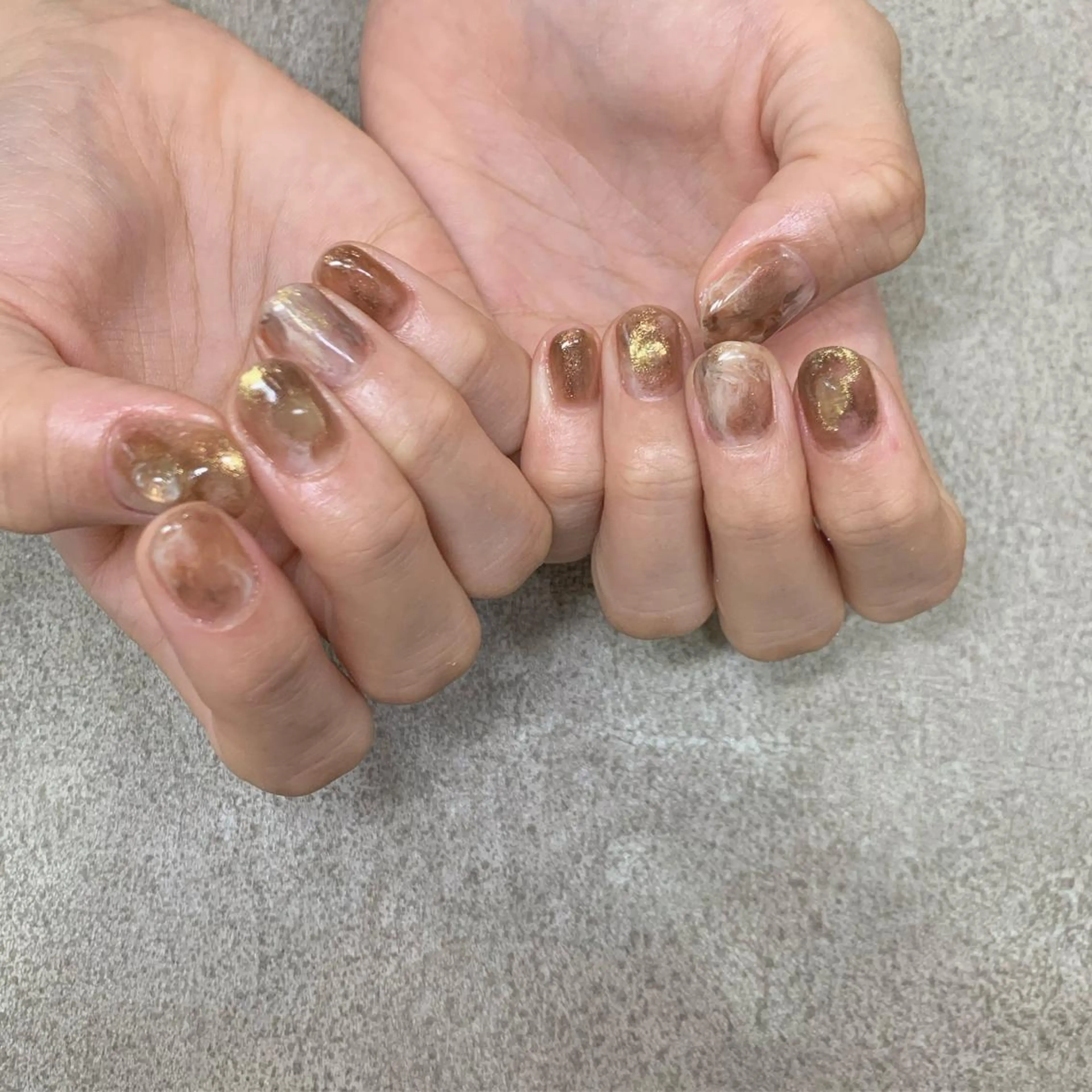 ネイル ハンドネイル 新宿ニュアンスネイル makotoのネイルデザイン