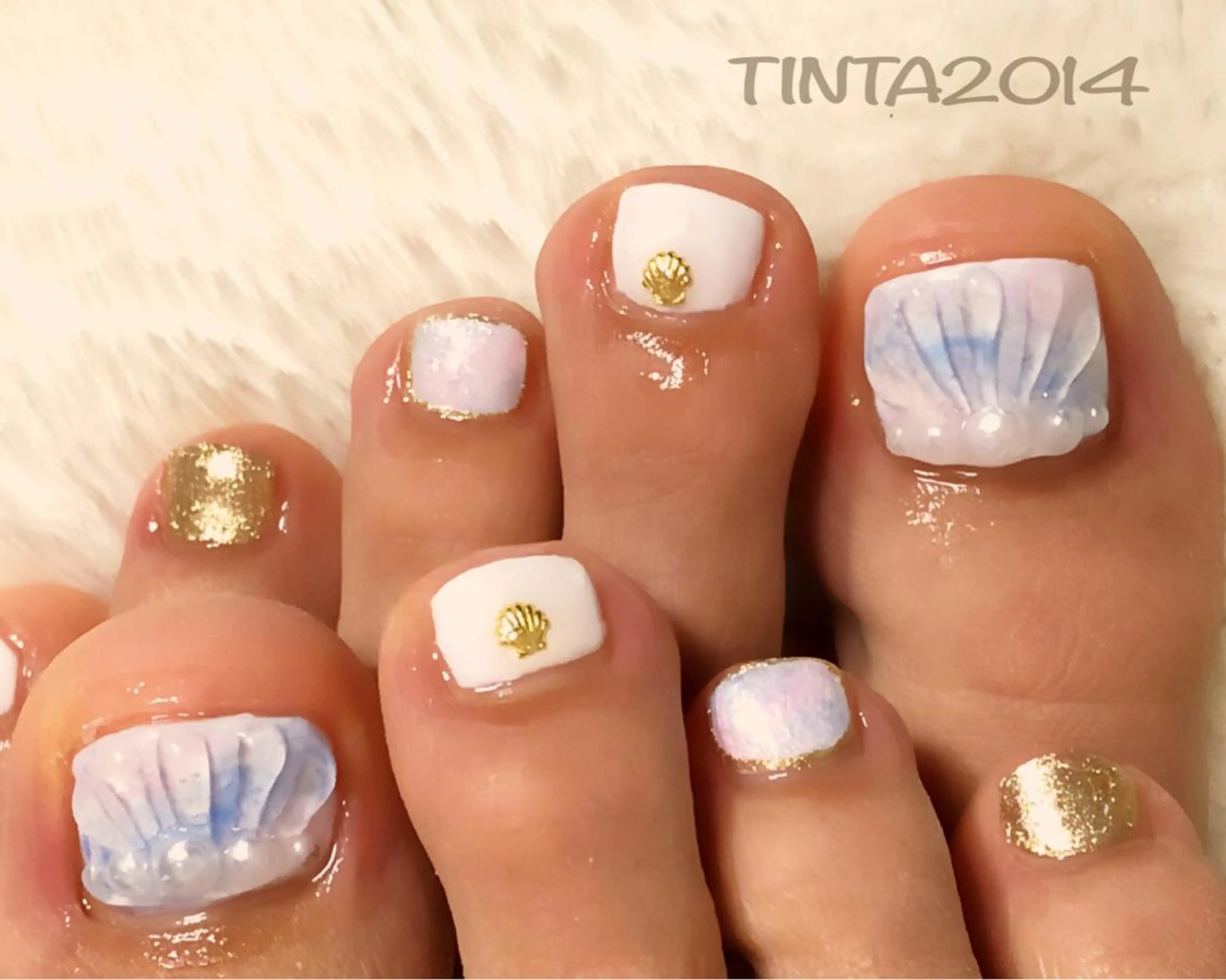 ネイル フットネイル 馬場 典子のネイルデザイン