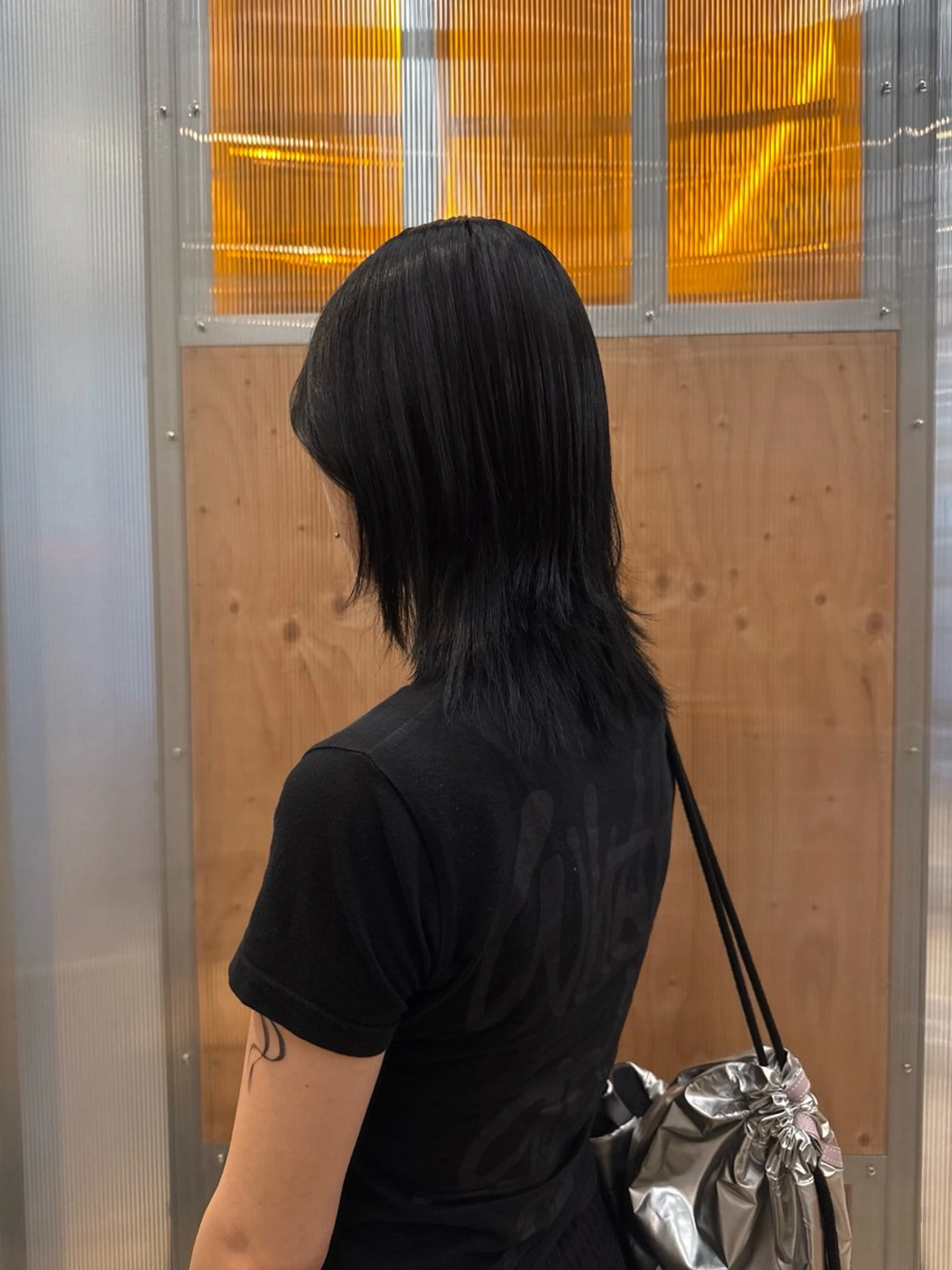 ミディアム カラー ショートボブ ミディアムパーマ アディクシーカラー ブリーチ ケアブリーチ KAAI ㅤのヘアスタイル