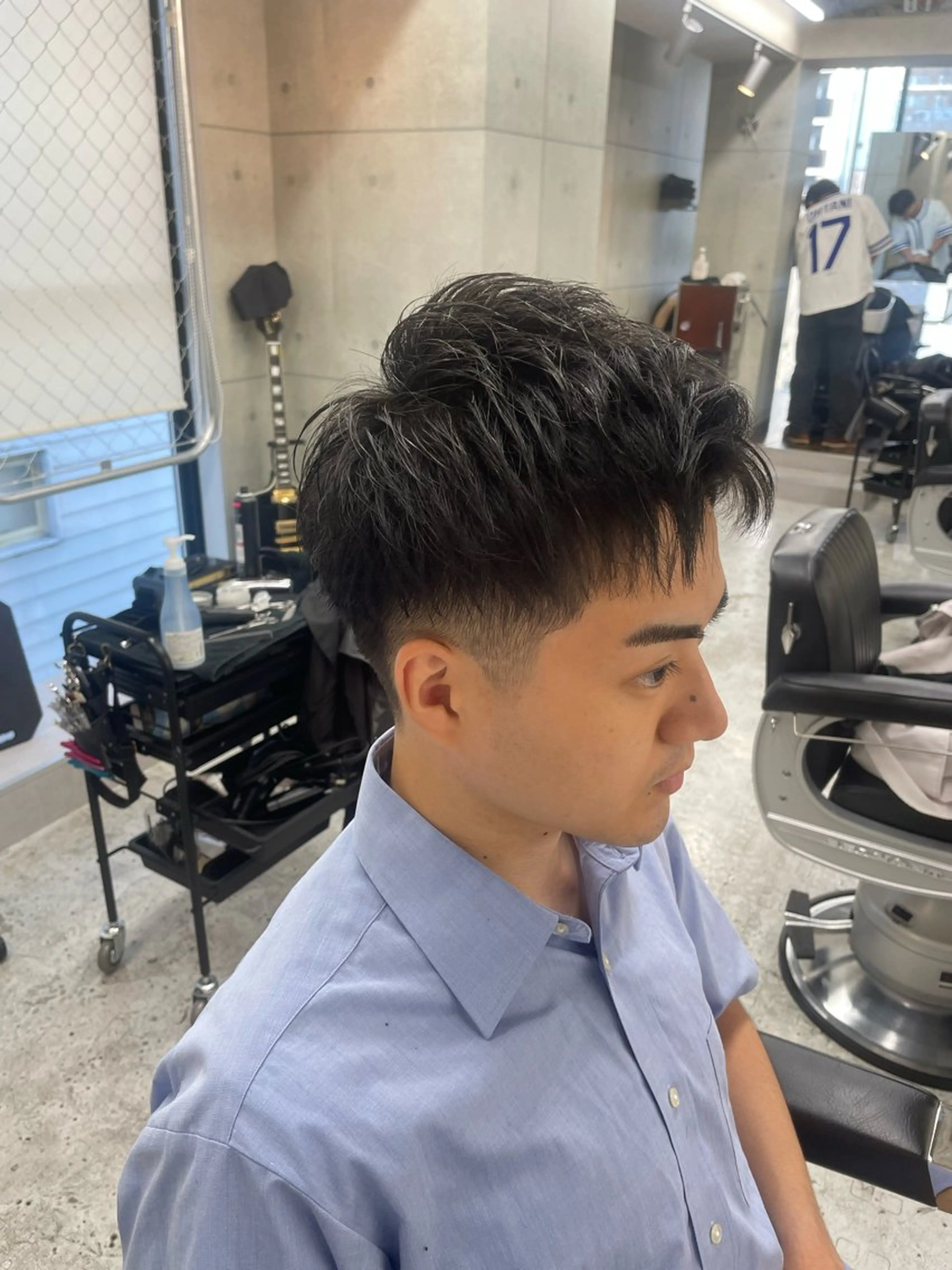 ショート 髪質改善 ショートヘア 縮毛矯正 【メンズ・カット】 藪 清正のヘアスタイル