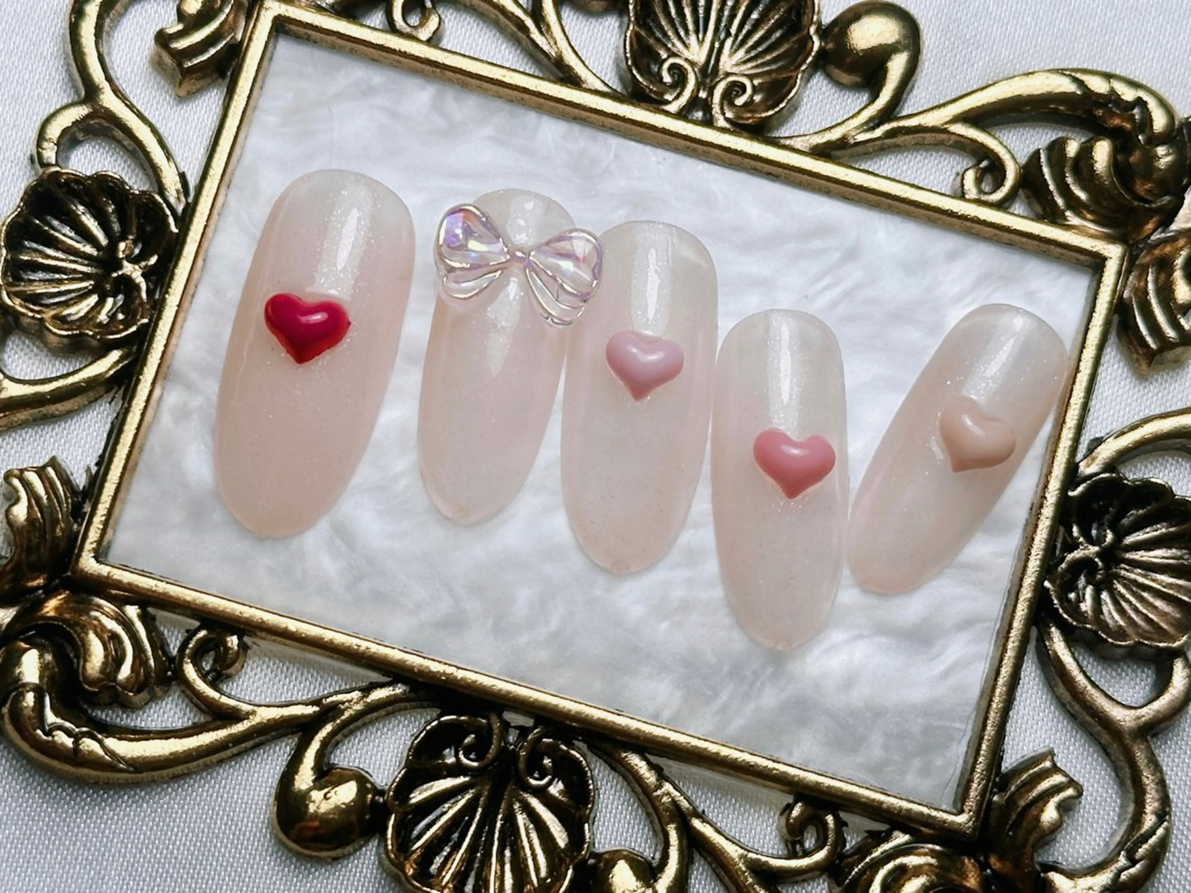 ネイル フレンチネイル マグネットネイル ニュアンスネイル オフィスネイル ワンカラーネイル Mnail _KKのネイルデザイン