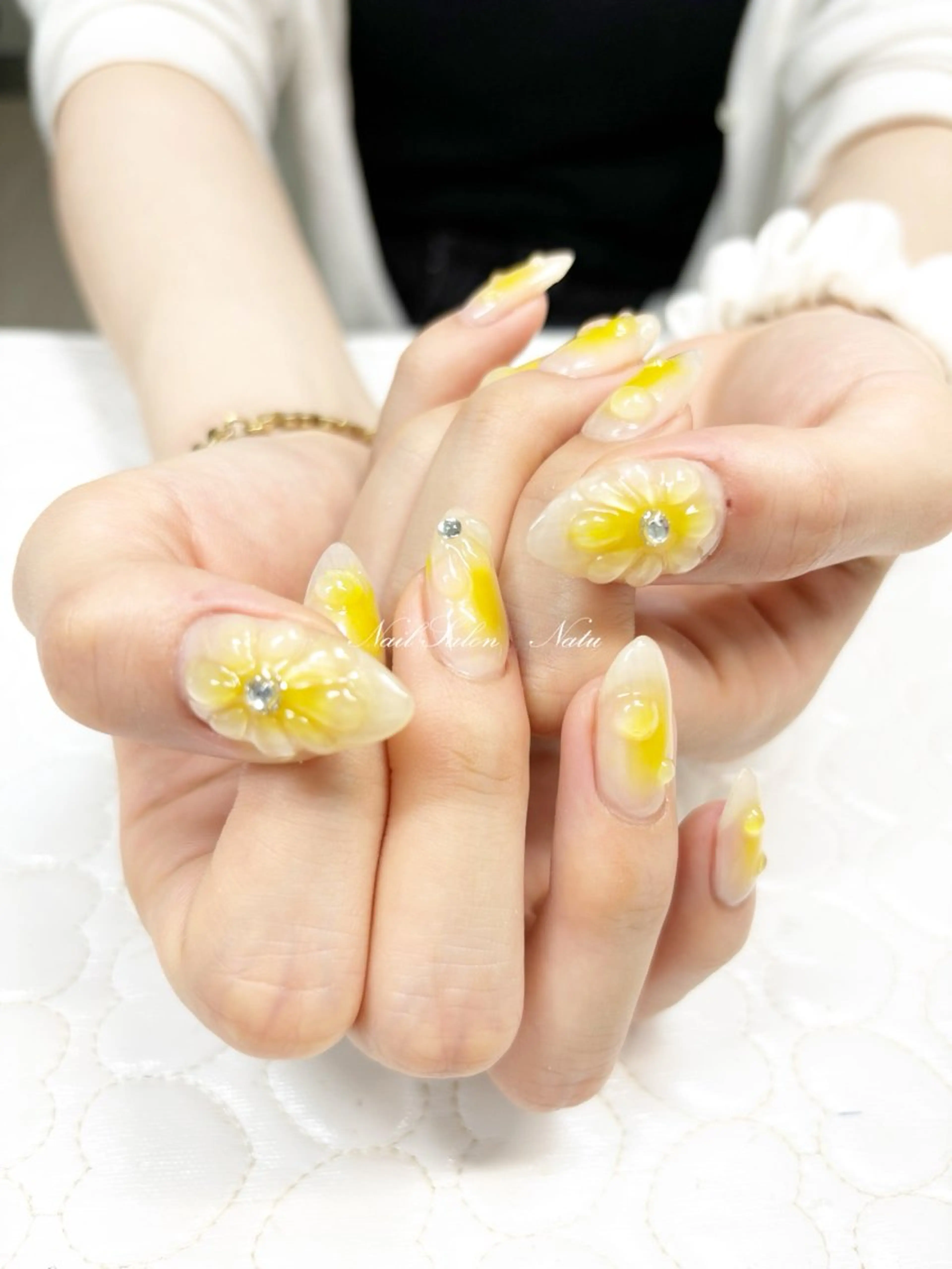 ネイル 長さ出し nailsalon　 Natuのネイルデザイン