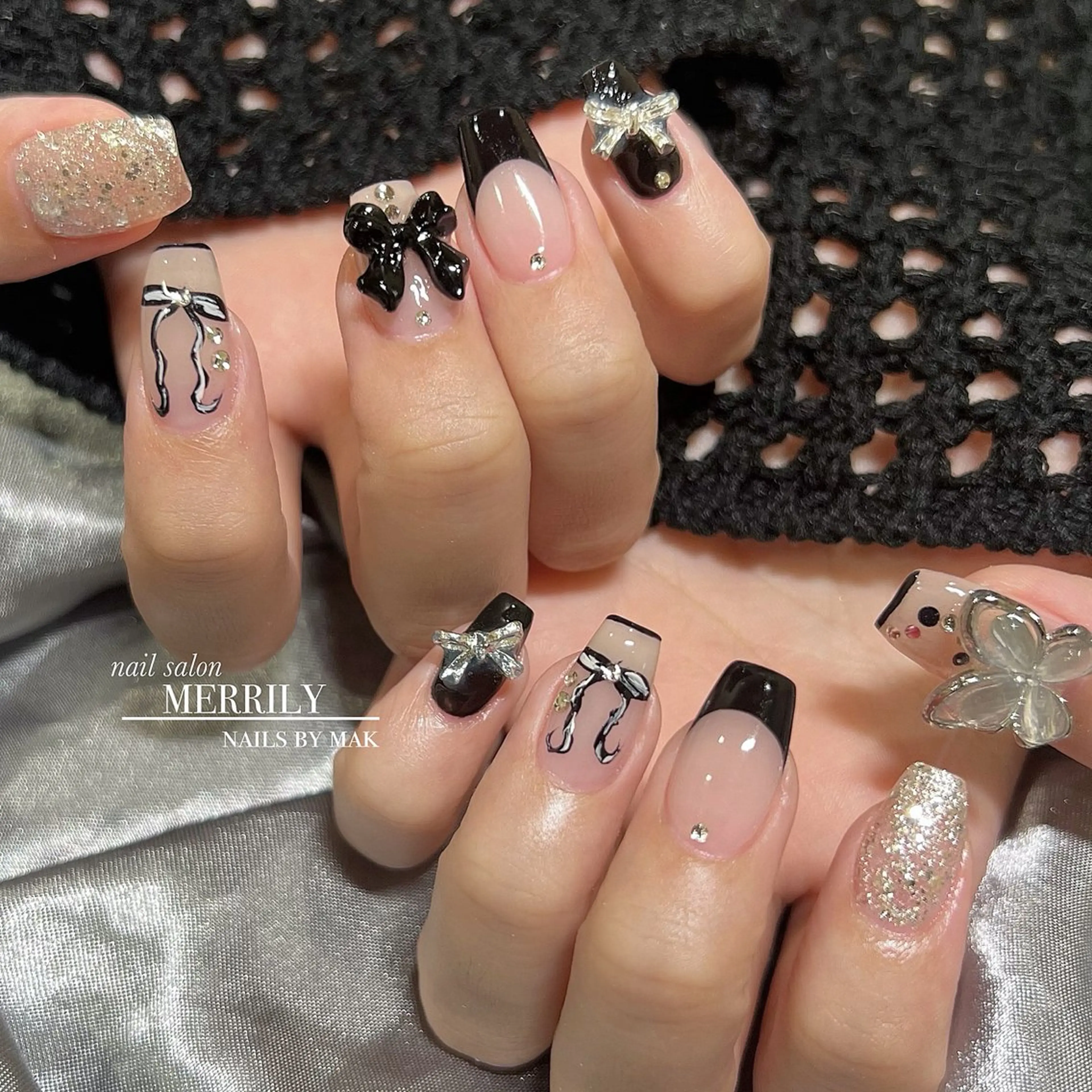 ネイル ガーリー ハンドネイル salon de Cheliのネイルデザイン