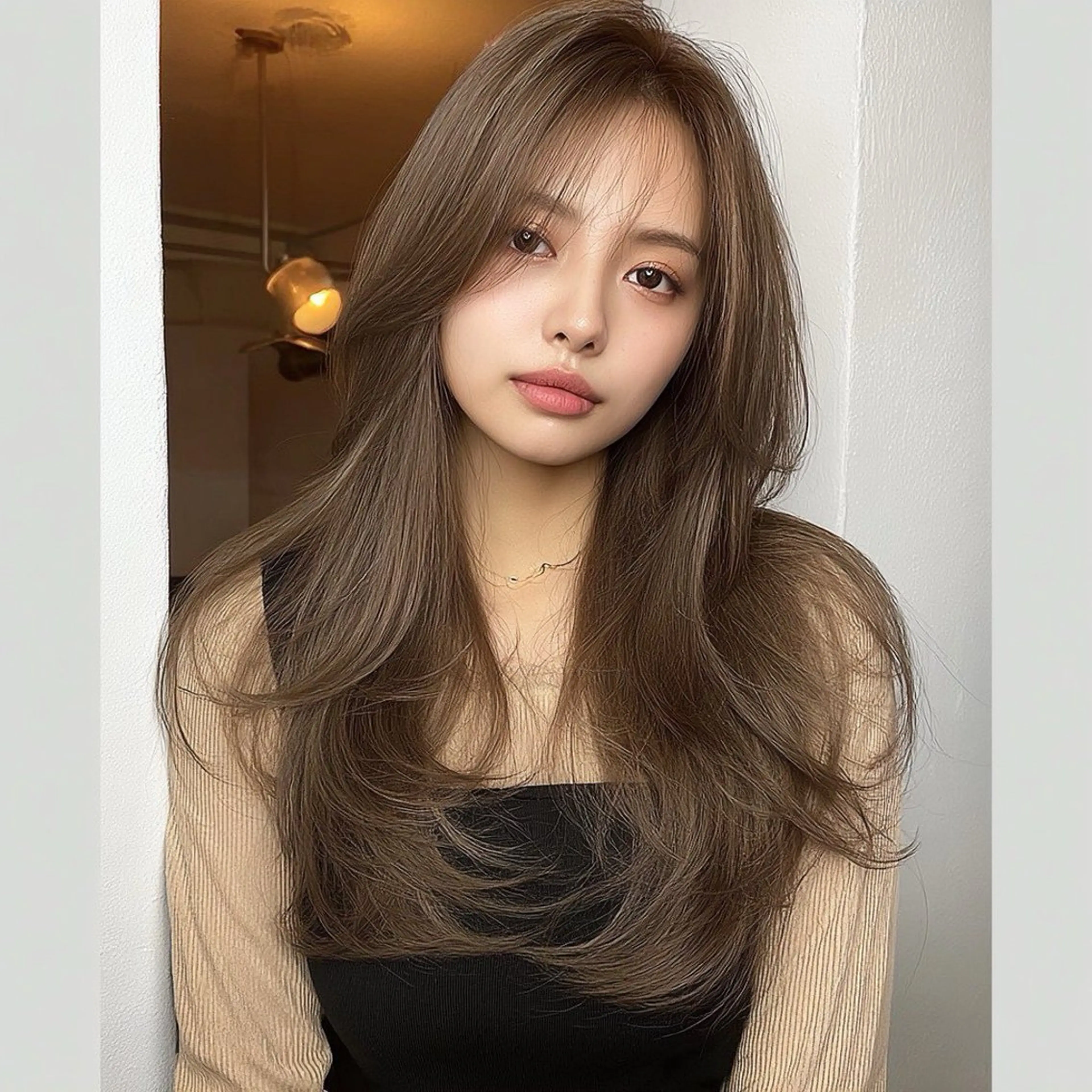 ロング カラー ブリーチ イルミナカラー ブリーチなしカラー 髪質改善 レイヤーカット カット ヘアカラー トリートメント 🌈髪質改善💕 縮毛矯正✨青木まで✨のヘアスタイル