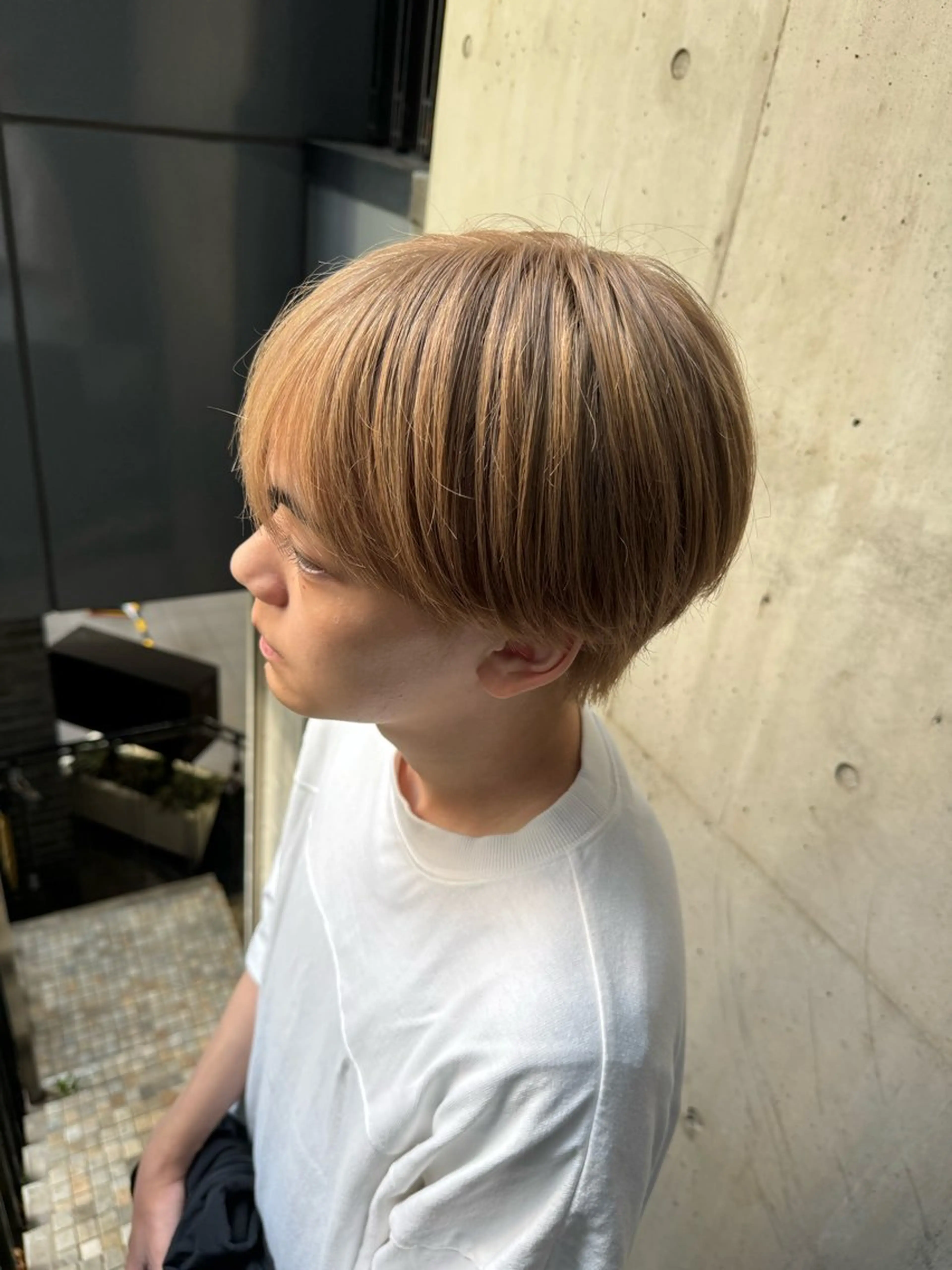 カラー メンズ カット ヘアカラー トリートメント 河野 悠のヘアスタイル