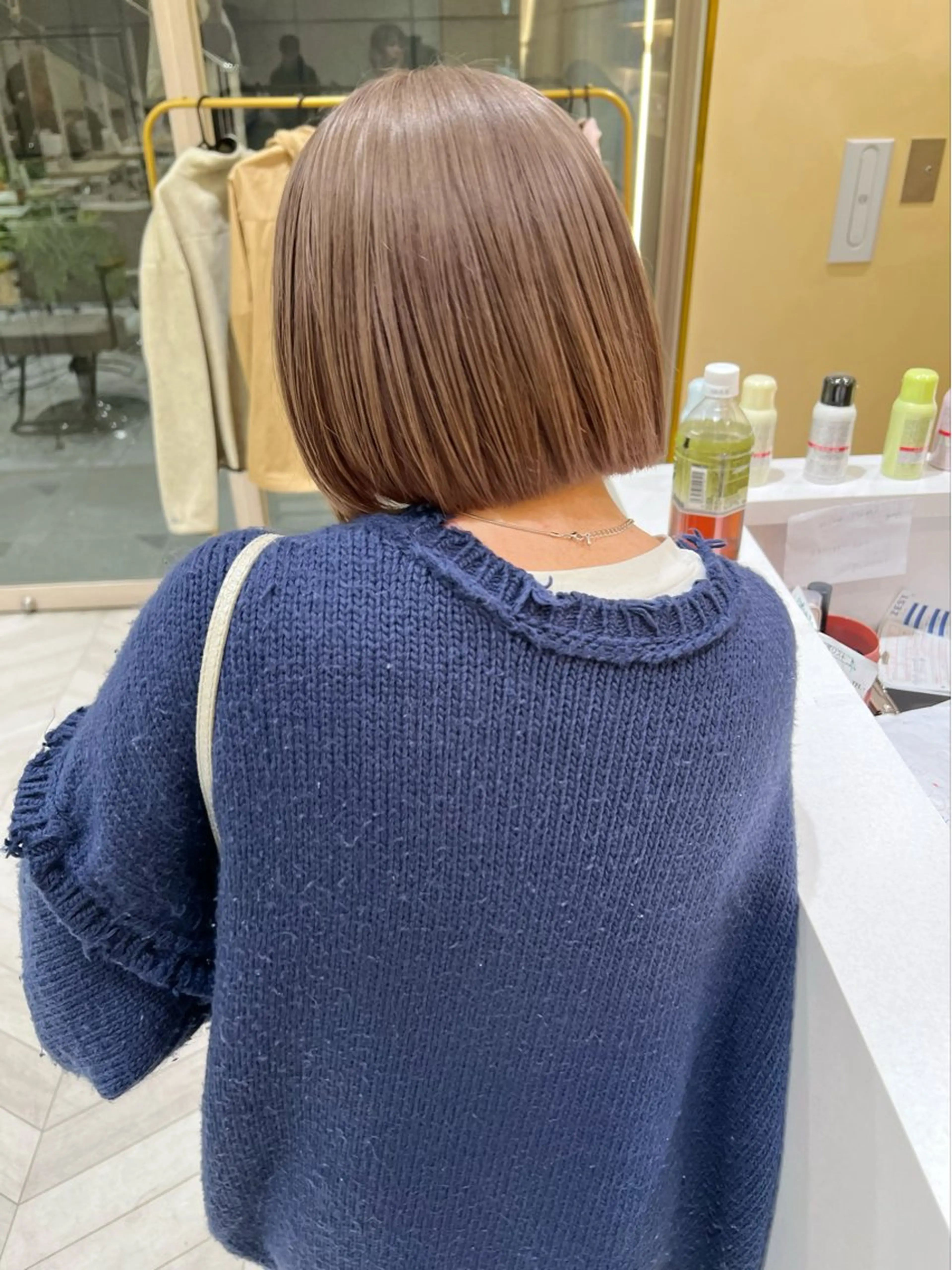 ミディアム ボブ カット レディースパーマ 🧺🪽/SHUNOのヘアスタイル