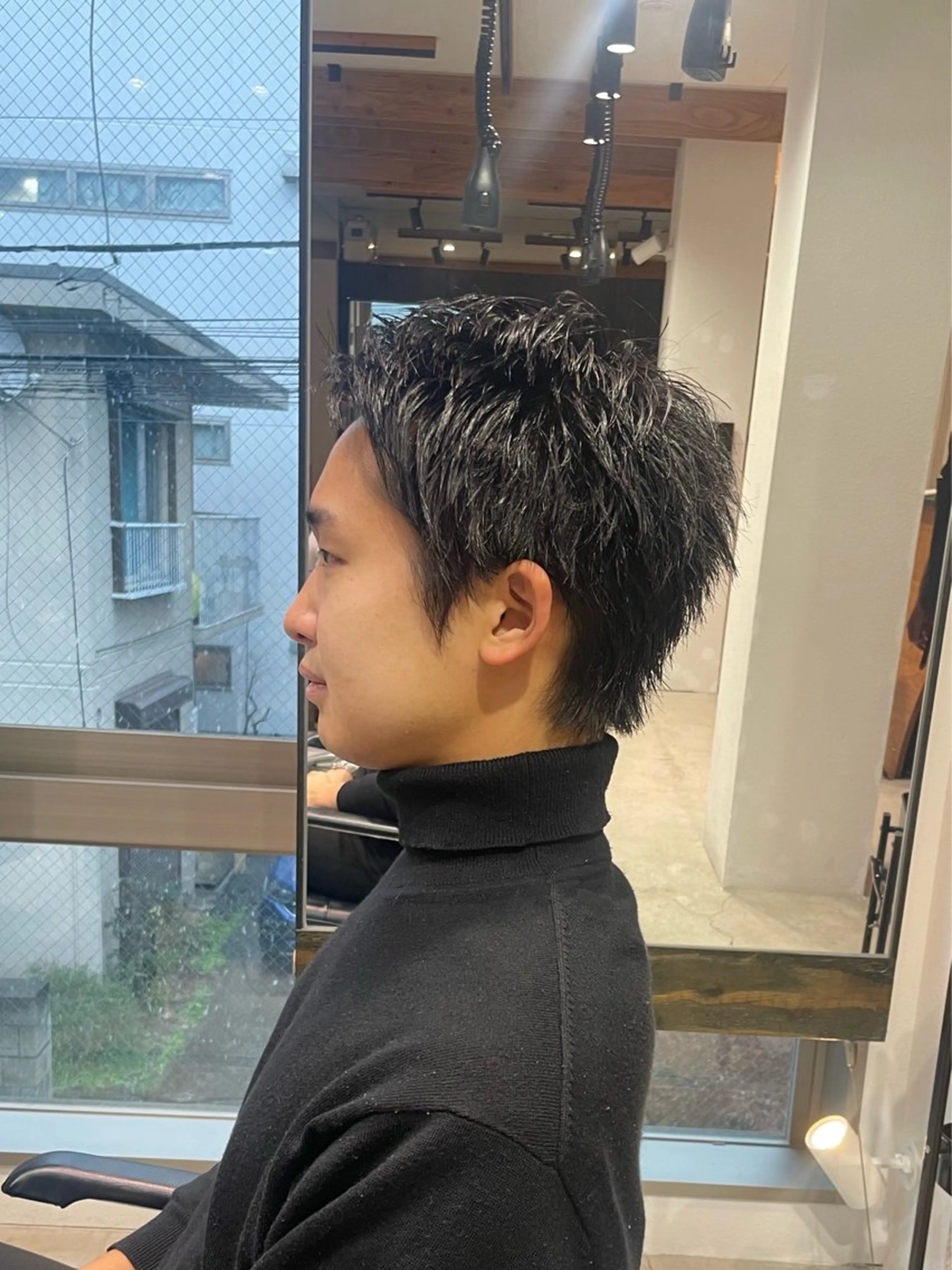 ショート メンズ メンズウルフカット レイヤーカット ウルフカット 🌈月1夜モデル募集 📩ください⭐️のヘアスタイル