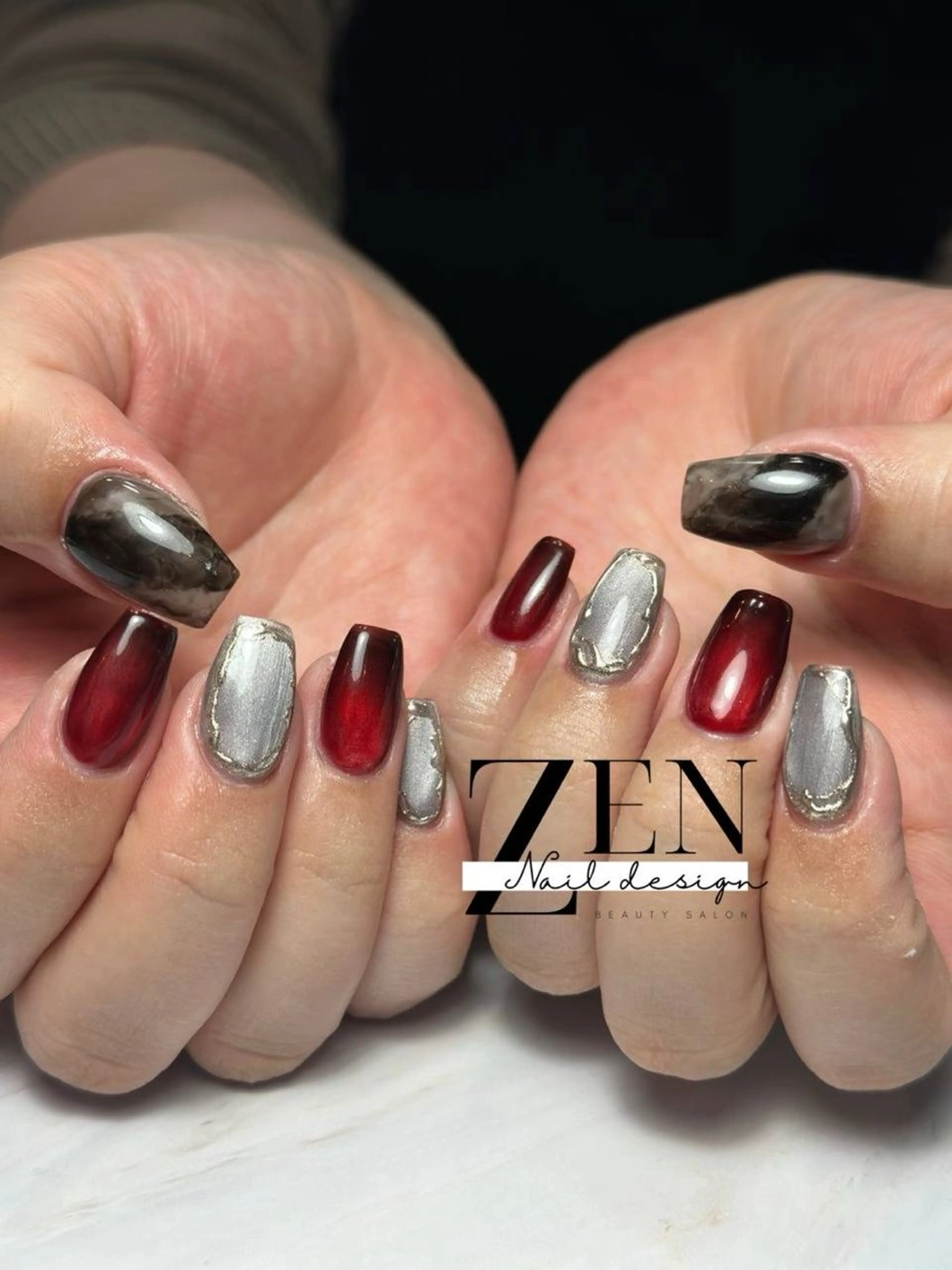 ネイル 持ち込み スカルプネイル ネイルチップ ハンドネイル Zen Nail Design 池袋のネイルデザイン