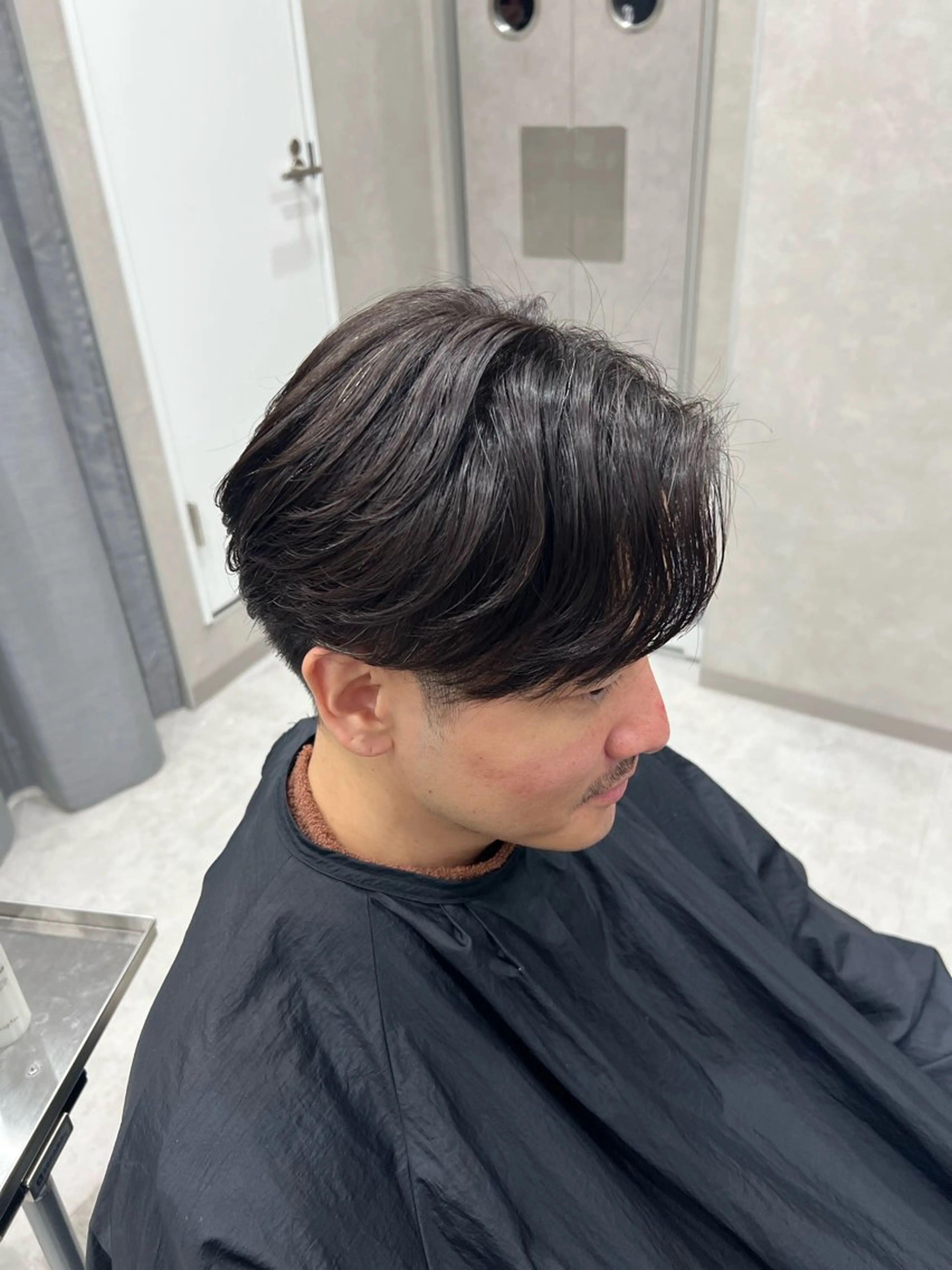 メンズ カット 縮毛矯正 SENA 再現性 パーマと縮毛矯正のヘアスタイル