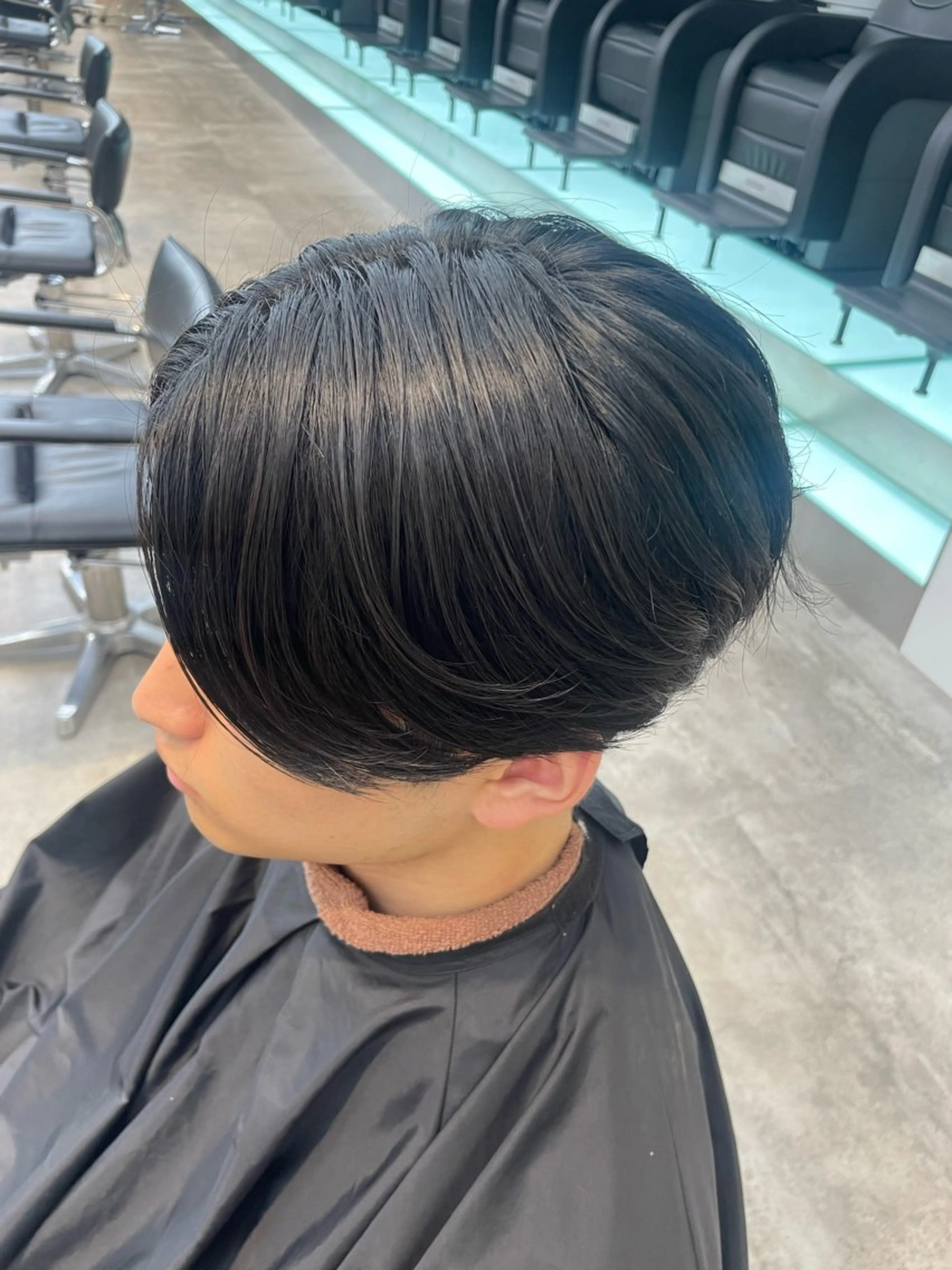 ショート パーマ メンズ メンズパーマ くせ毛 縮毛矯正 神山 哲のヘアスタイル