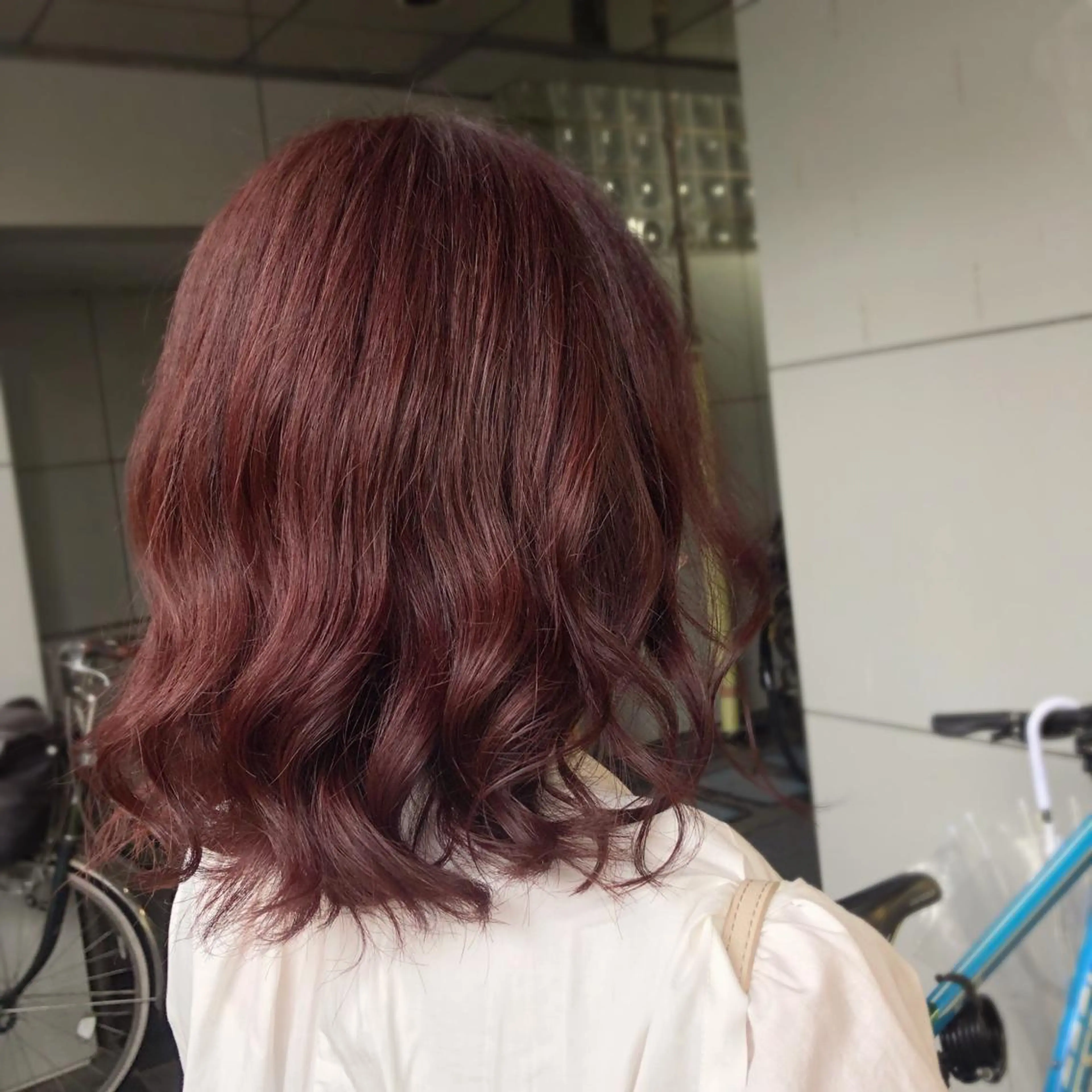 ミディアム ヘアカラー トリートメント 山崎 絵莉香のヘアスタイル