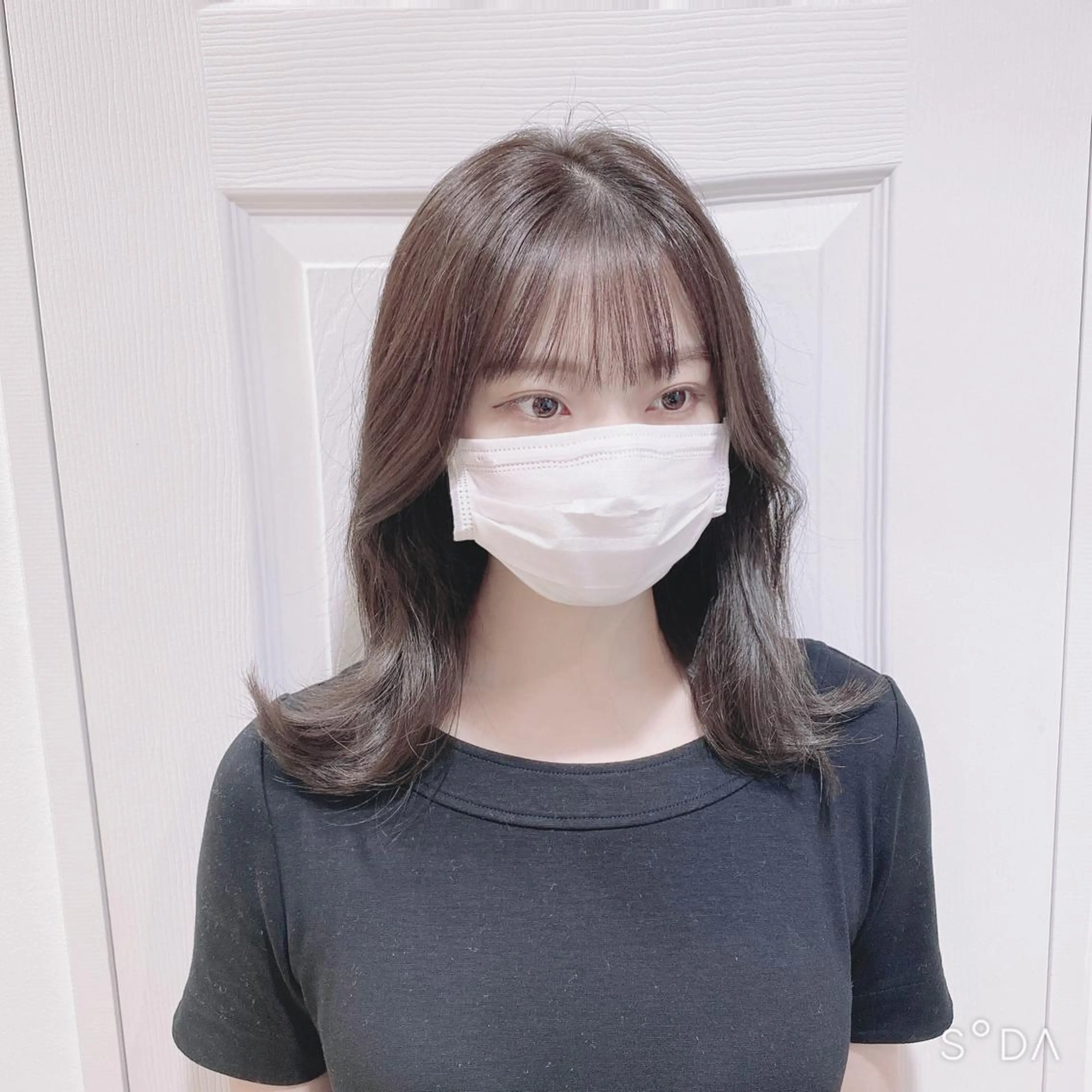 セミロング カット ヘアカラー トリートメント パーソナルカラー lapiax阿部のヘアスタイル