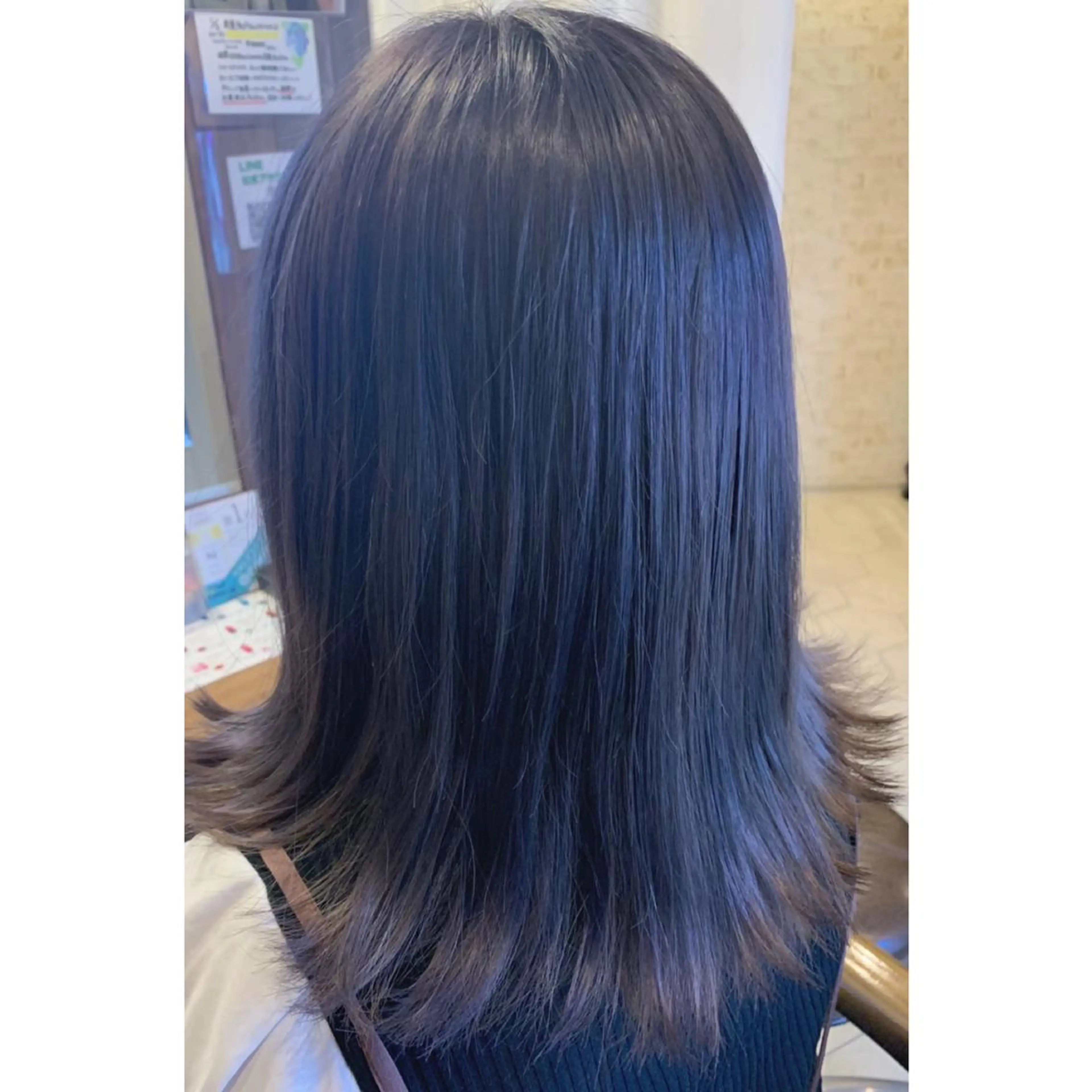 セミロング 外ハネヘア オルチャンヘア ✨縮毛矯正✨髪質改善 ナカシマ ユミのヘアスタイル