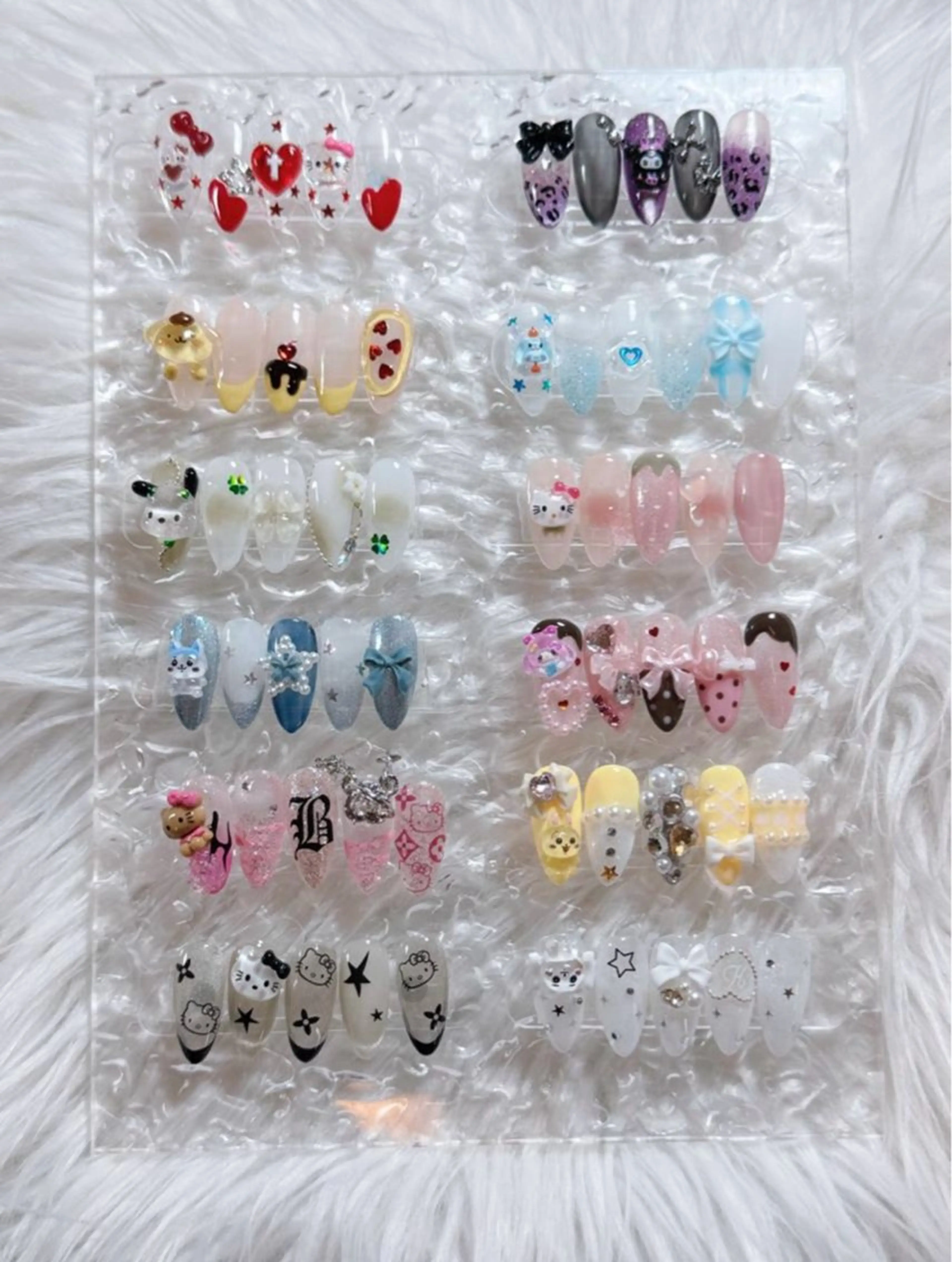 💜サンリオキャラクターネイル定額💛オフなしの写真