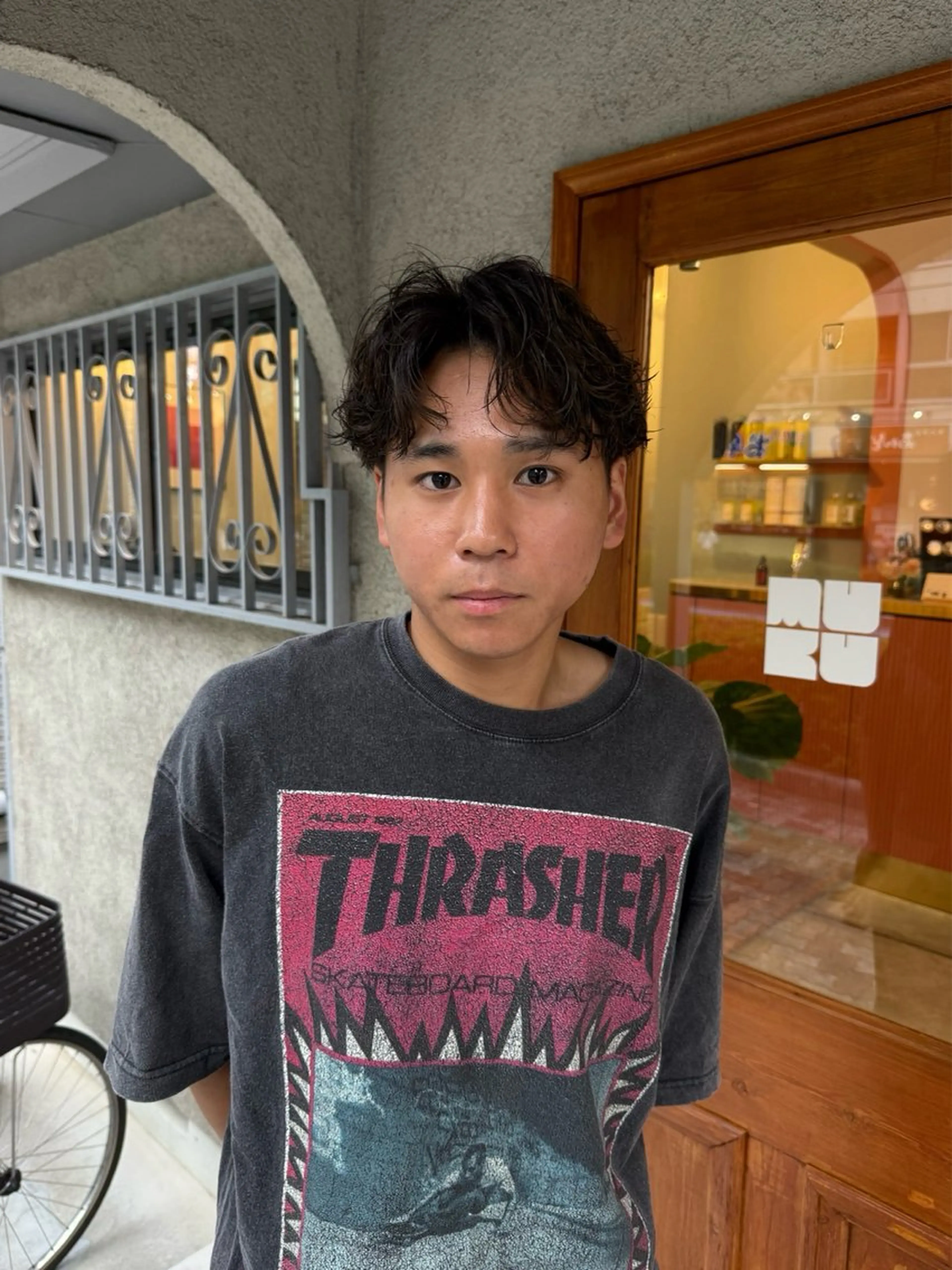 ショート パーマ メンズ メンズパーマ シャドーパーマ カット パーマ 美容室soi所属・メンズの悩み/南浦和 /再現性◎kaitoのヘアスタイル