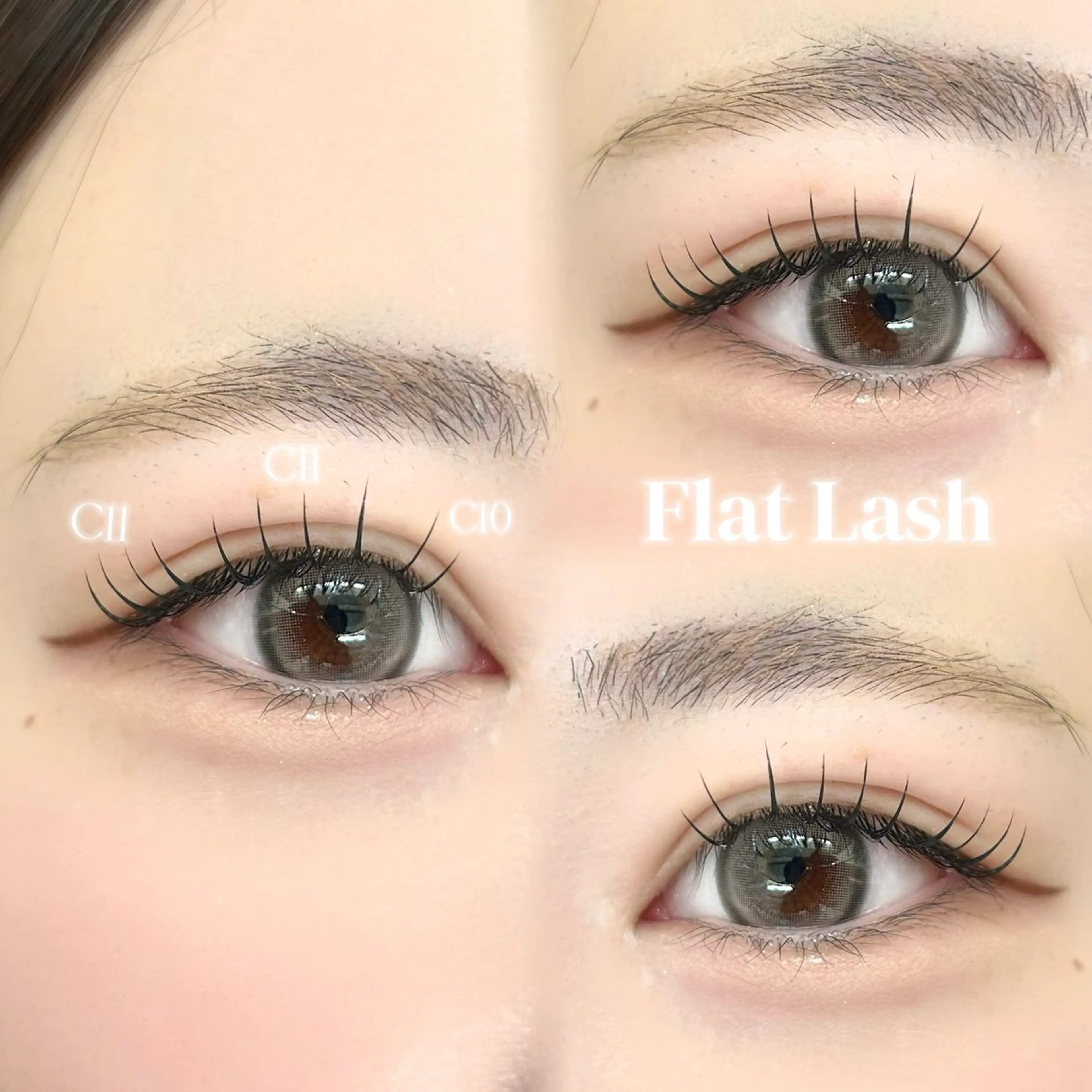 🍒フラットラッシュ🍒100本 （アイシャンプー＋コーティング仕上げ♡）の写真