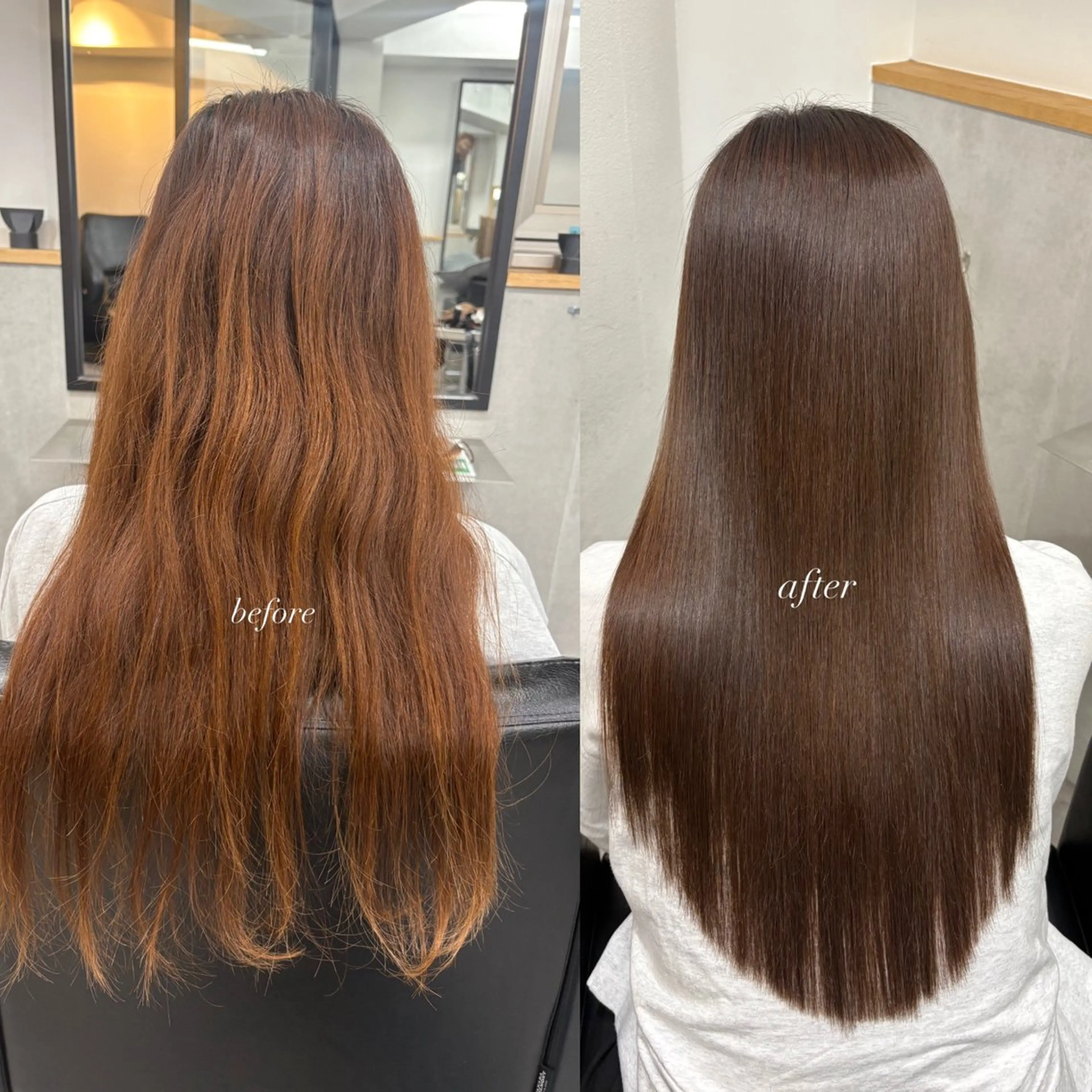 ロング カット ヘアカラー 縮毛矯正 トリートメント Laff所属・新宿/ボブ/レイヤー 縮毛矯正/SACHIのヘアスタイル