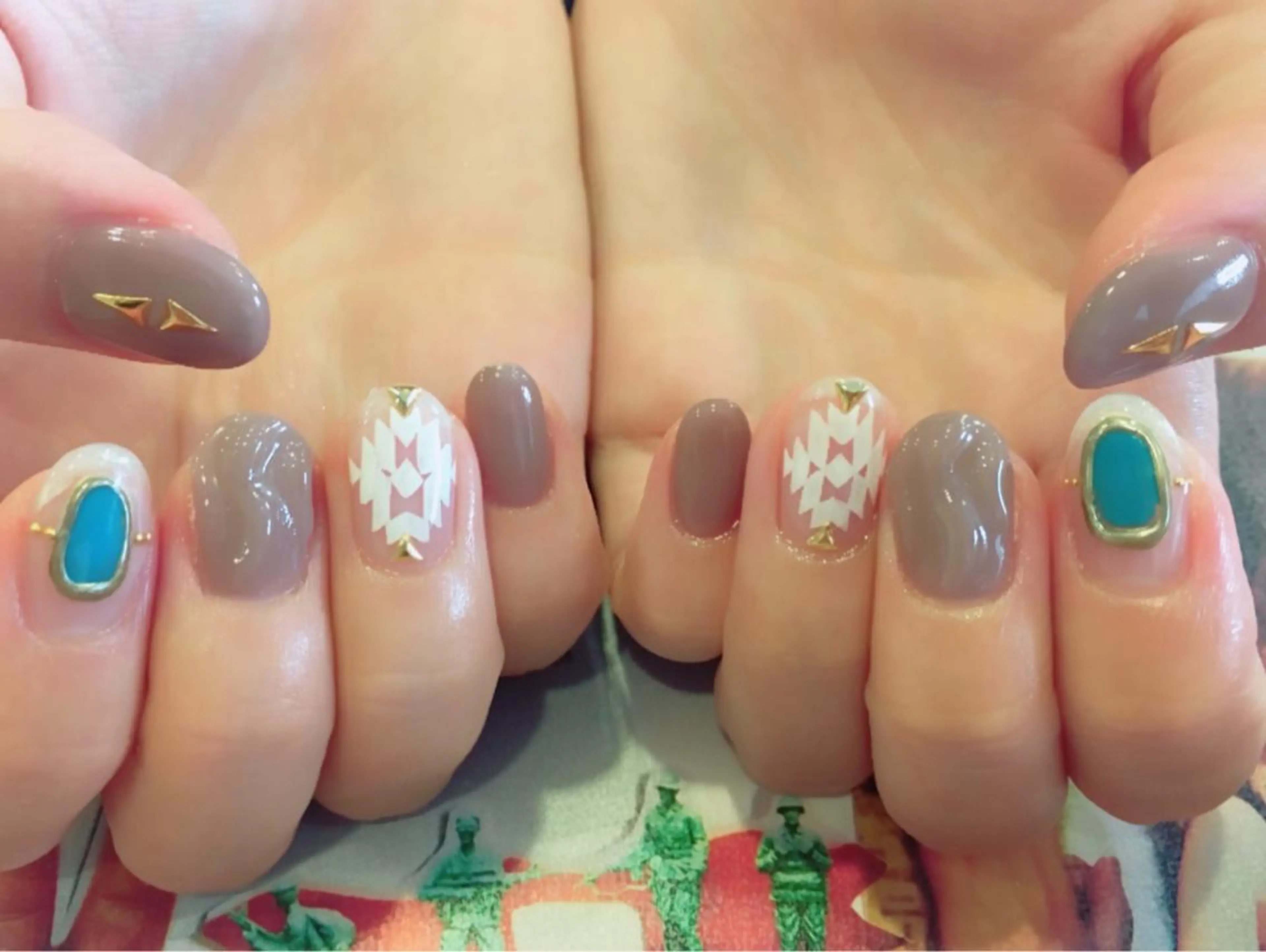 ネイル ハンドネイル にしぐち はるかのネイルデザイン