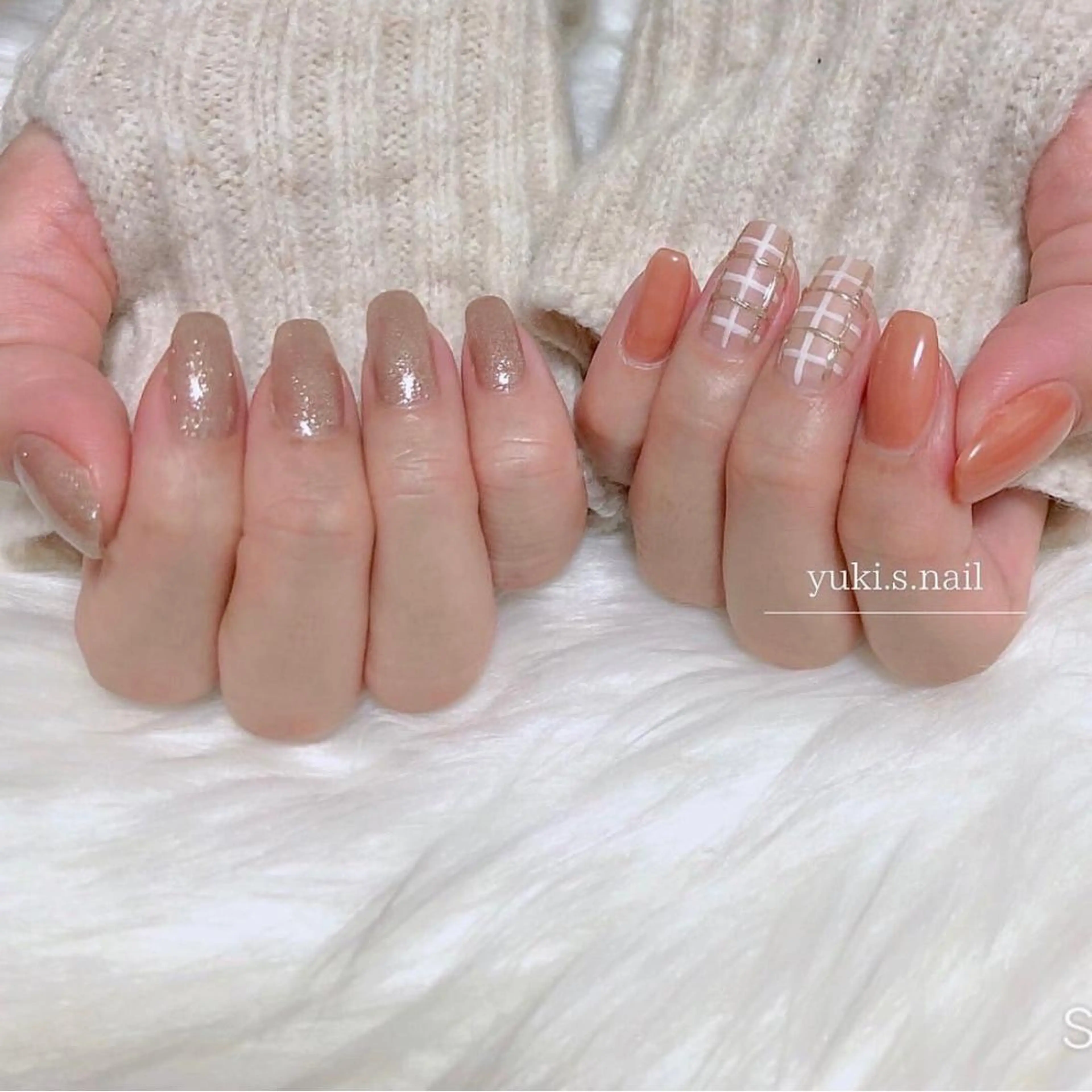 セミロング Yuki S.Nailのネイルデザイン