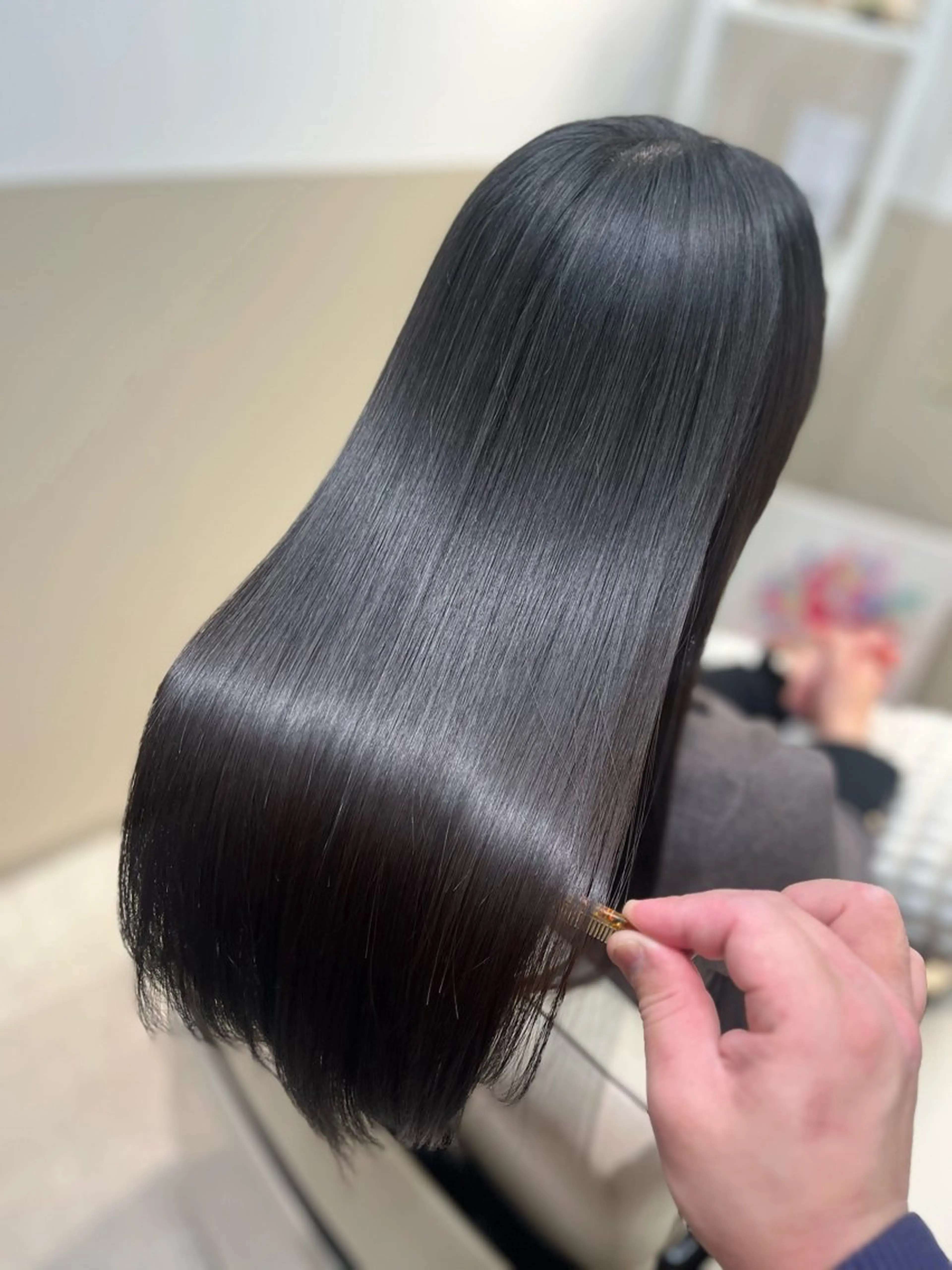 ロング カラー 髪質改善 縮毛矯正 神戸本格派髪質改善 /MITSUKIのヘアスタイル